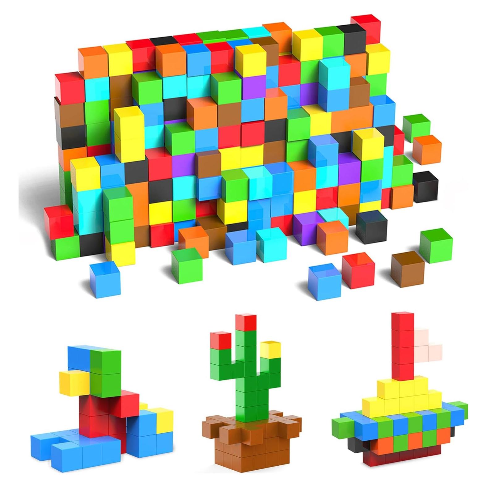 Bloques Magnéticos SmartYeen 100pcs Juguetes STEM 3-8 años