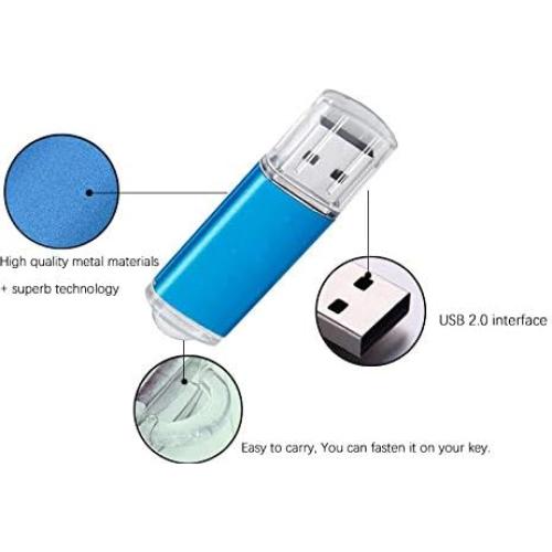 Unidad Flash USB 32GB Maspen 2.0 Alta Velocidad Azul