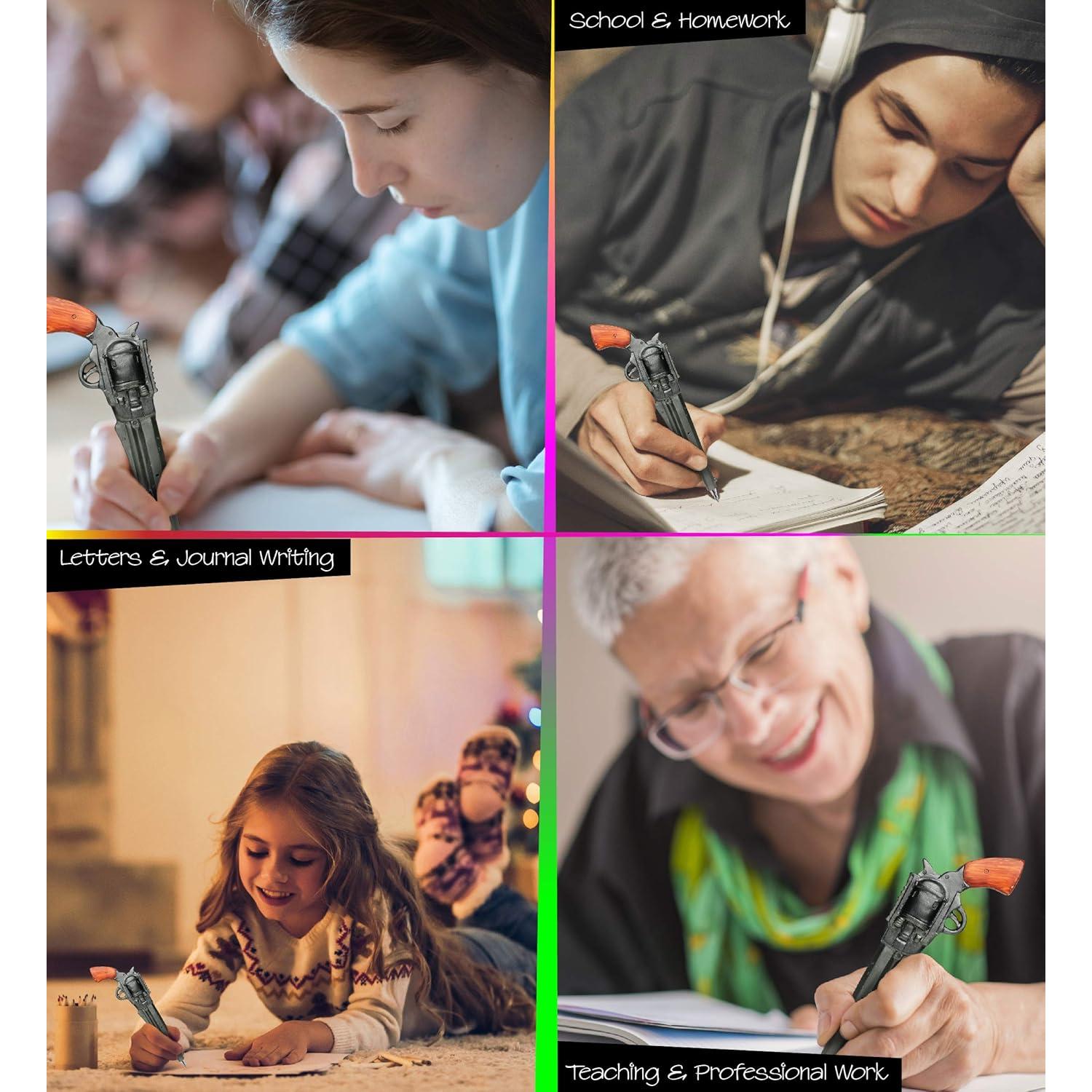 Bolígrafo Pistolero Puzzled 15 cm Colorido para Oficina