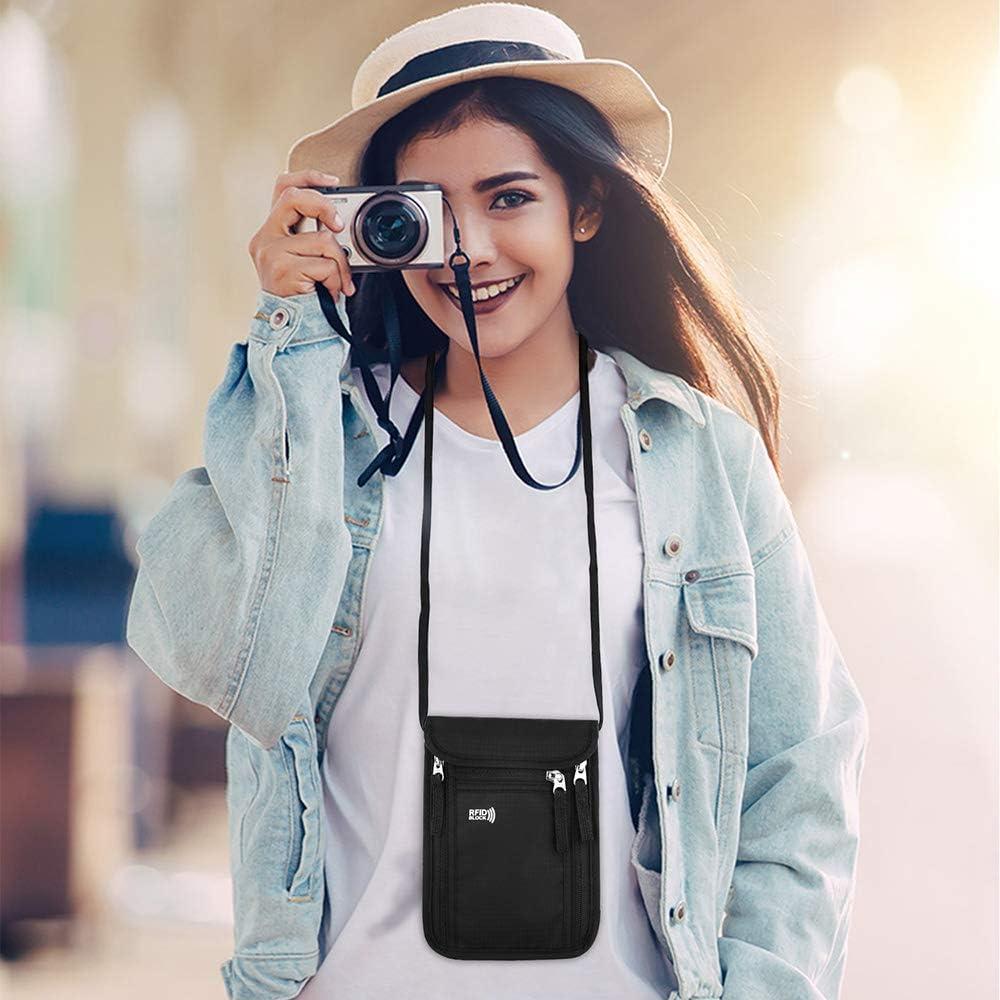 Organizador de Pasaportes KEAFOLS con Bloqueo RFID 15x19 cm