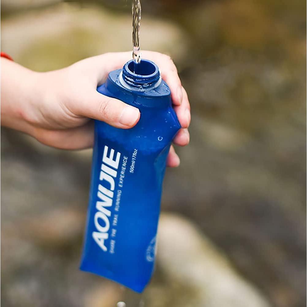 Botellas de Agua Suaves AONIJIE 250ml Plegables para Deportes