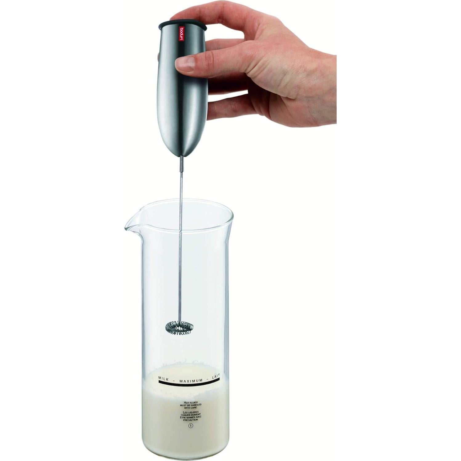 Batidora de Leche a Batería Bodum Schiuma Negra 108g