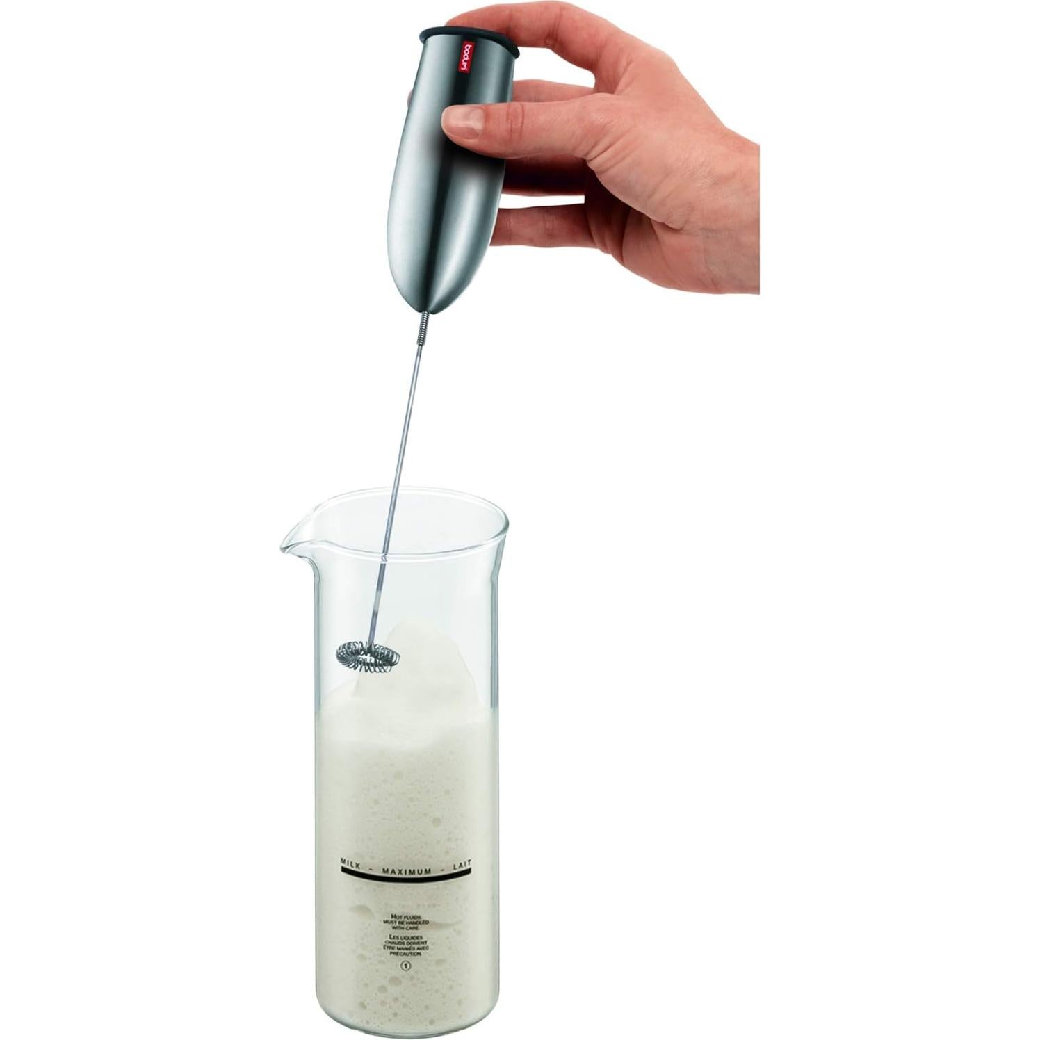 Batidora de Leche a Batería Bodum Schiuma Negra 108g