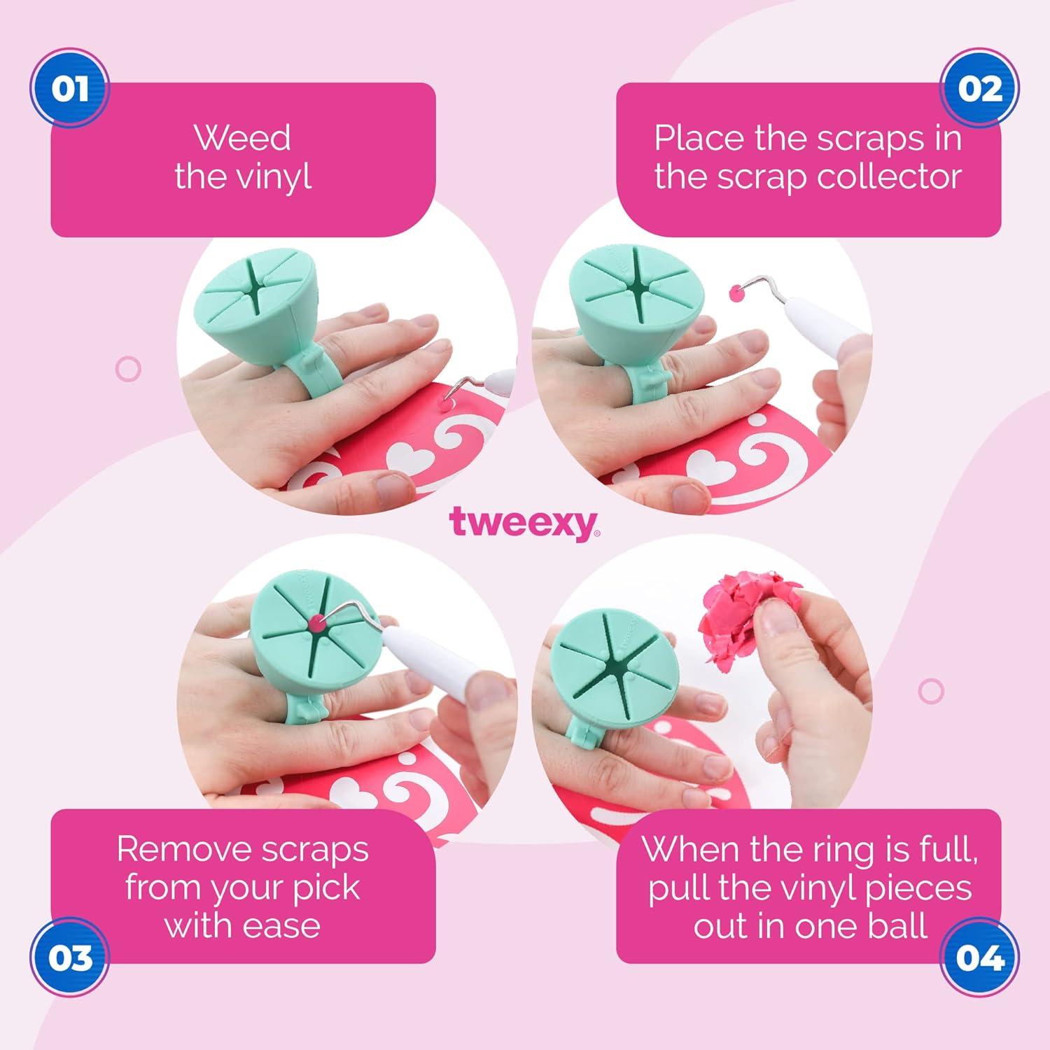 Anillo Recolector de Restos de Vinilo Tweexy Fucsia