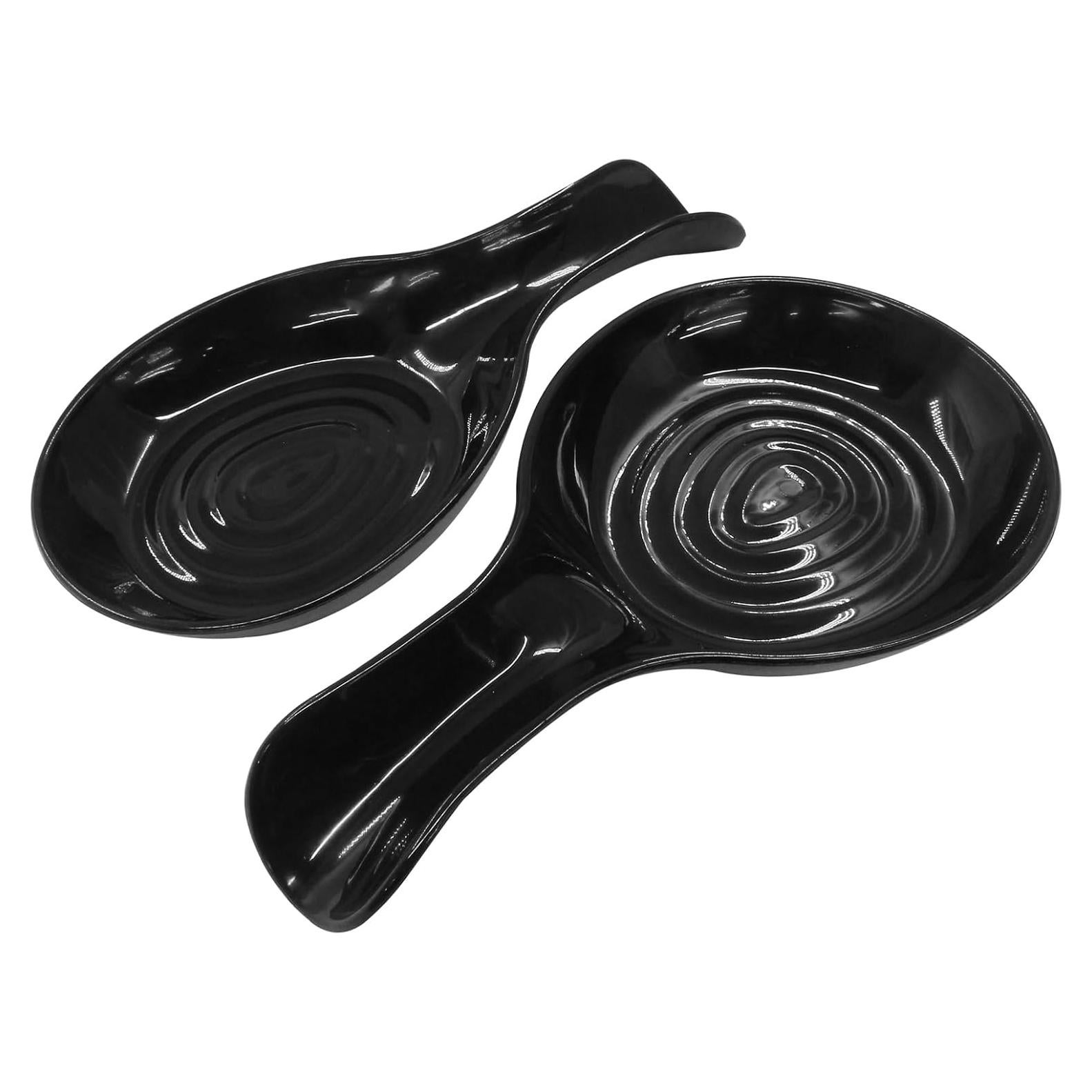 Soportes para Cucharas de Plástico PHITUODA - 2 Unidades Negro