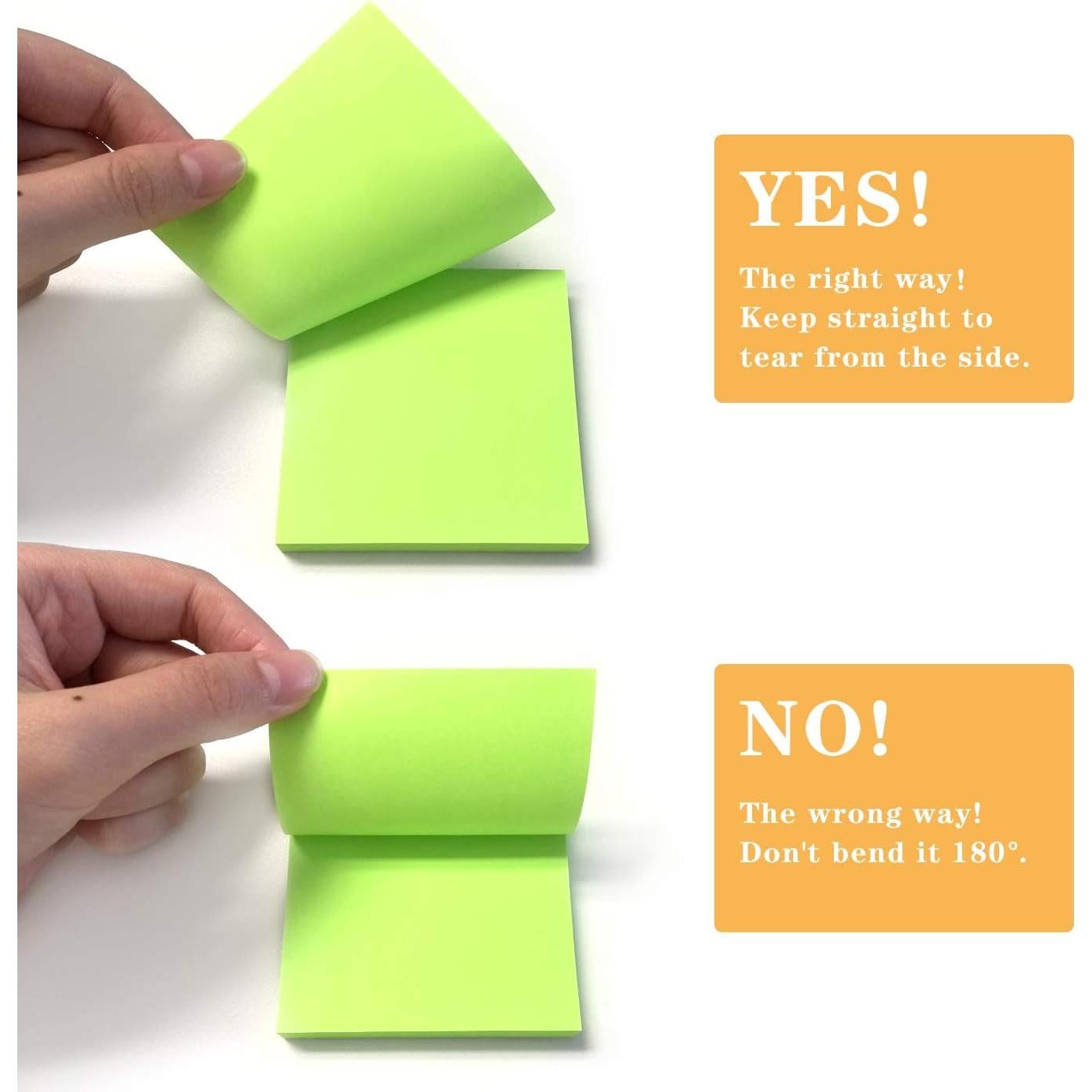 Notas Adhesivas Pop Up Phthdoty 3x3 cm 16 Colores Brillantes