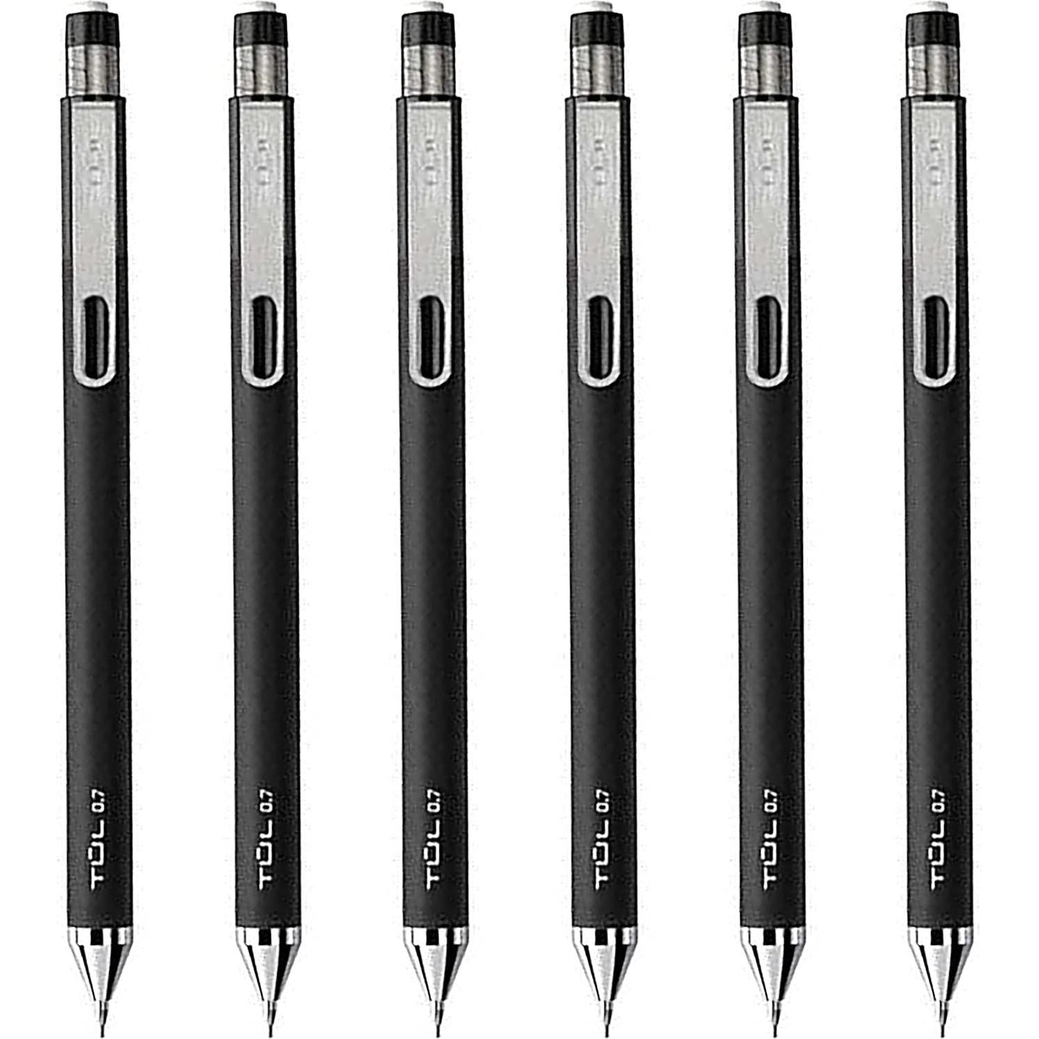 Paquete de Lápices Mecánicos TUL 0.7mm + Recargas Borrador