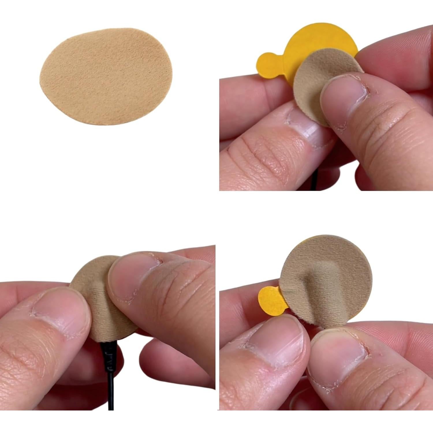 Círculos Suaves URSA para Micrófonos Lavalier - 15 Piezas Beige