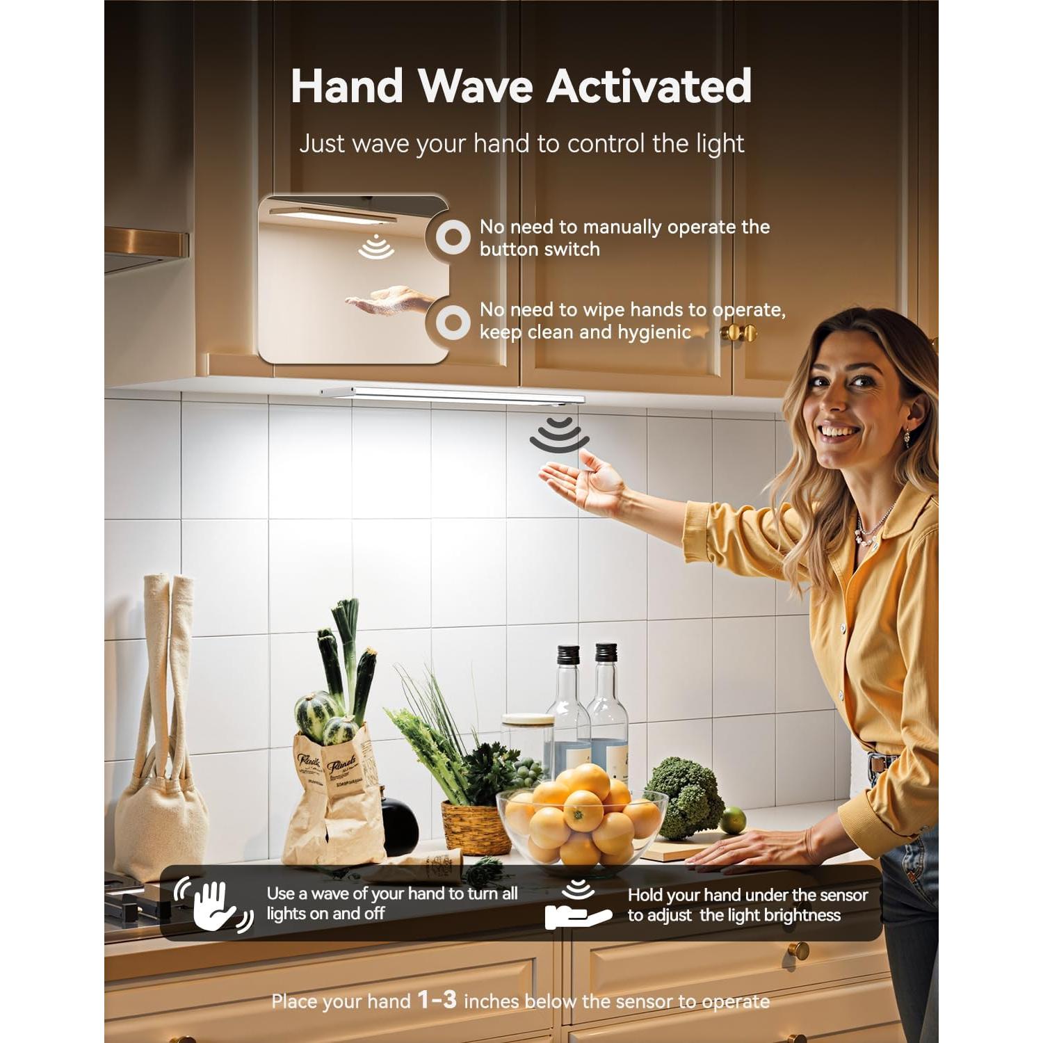 Iluminación Bajo Gabinete LENOMA 750LM Inalámbrica 30.48cm