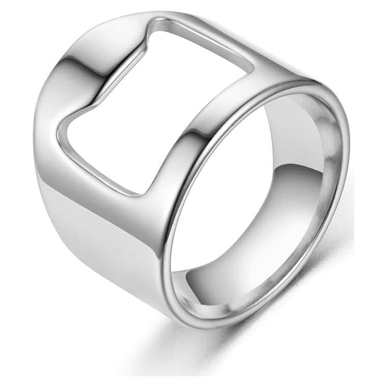 Abrebotellas de Acero Inoxidable Tenghong2021 Anillo Plata