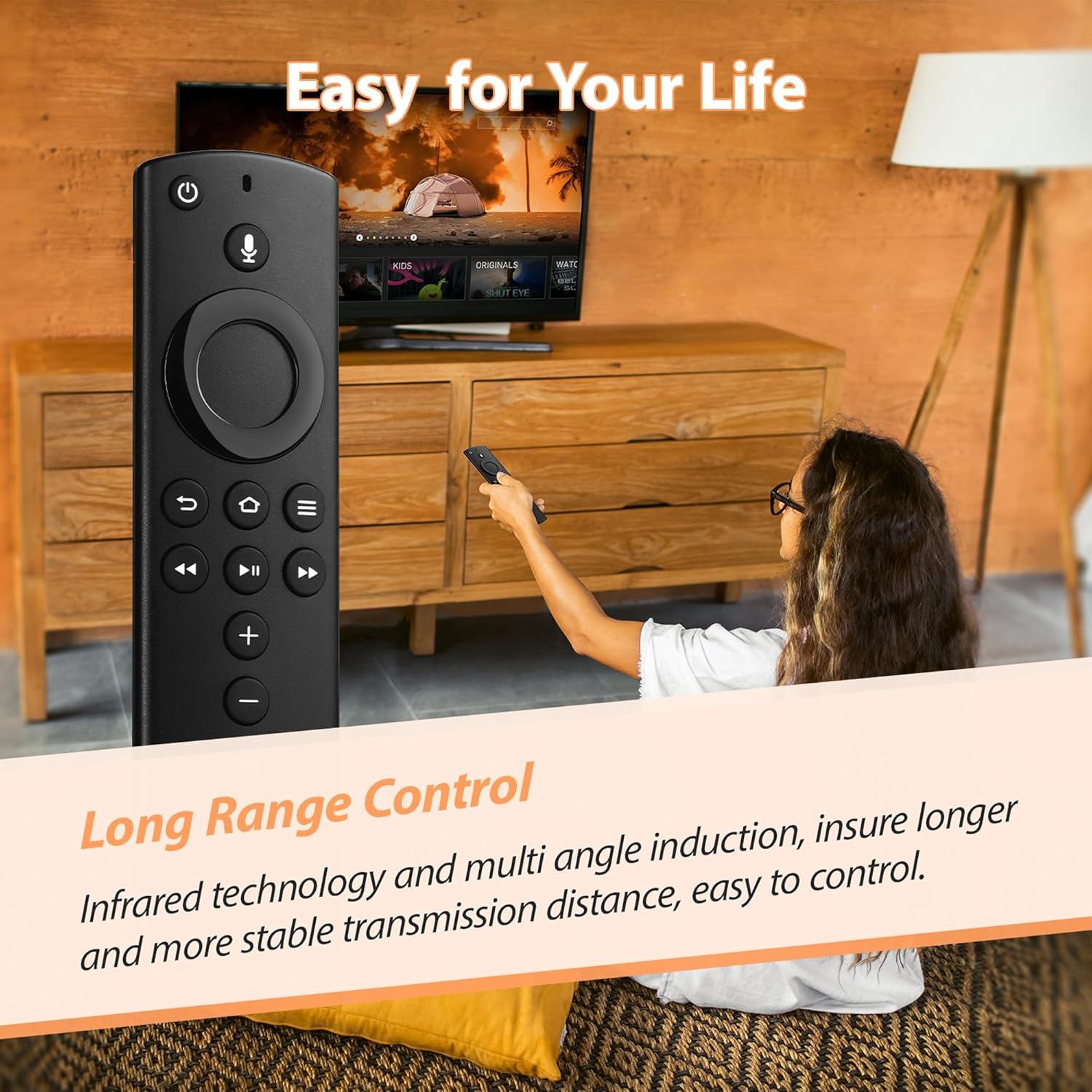 Control Remoto por Voz TGHCP 2da Gen para Smart TV y Fire Stick