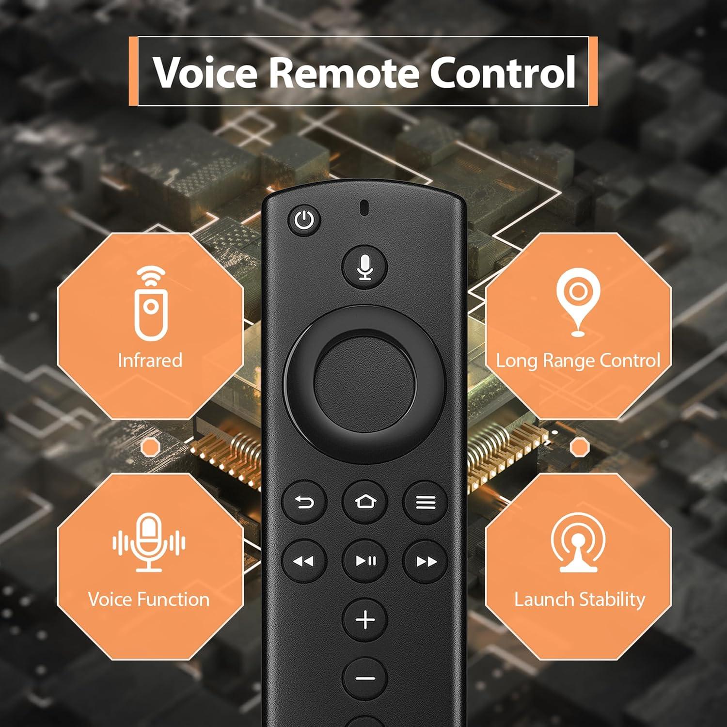 Control Remoto por Voz TGHCP 2da Gen para Smart TV y Fire Stick