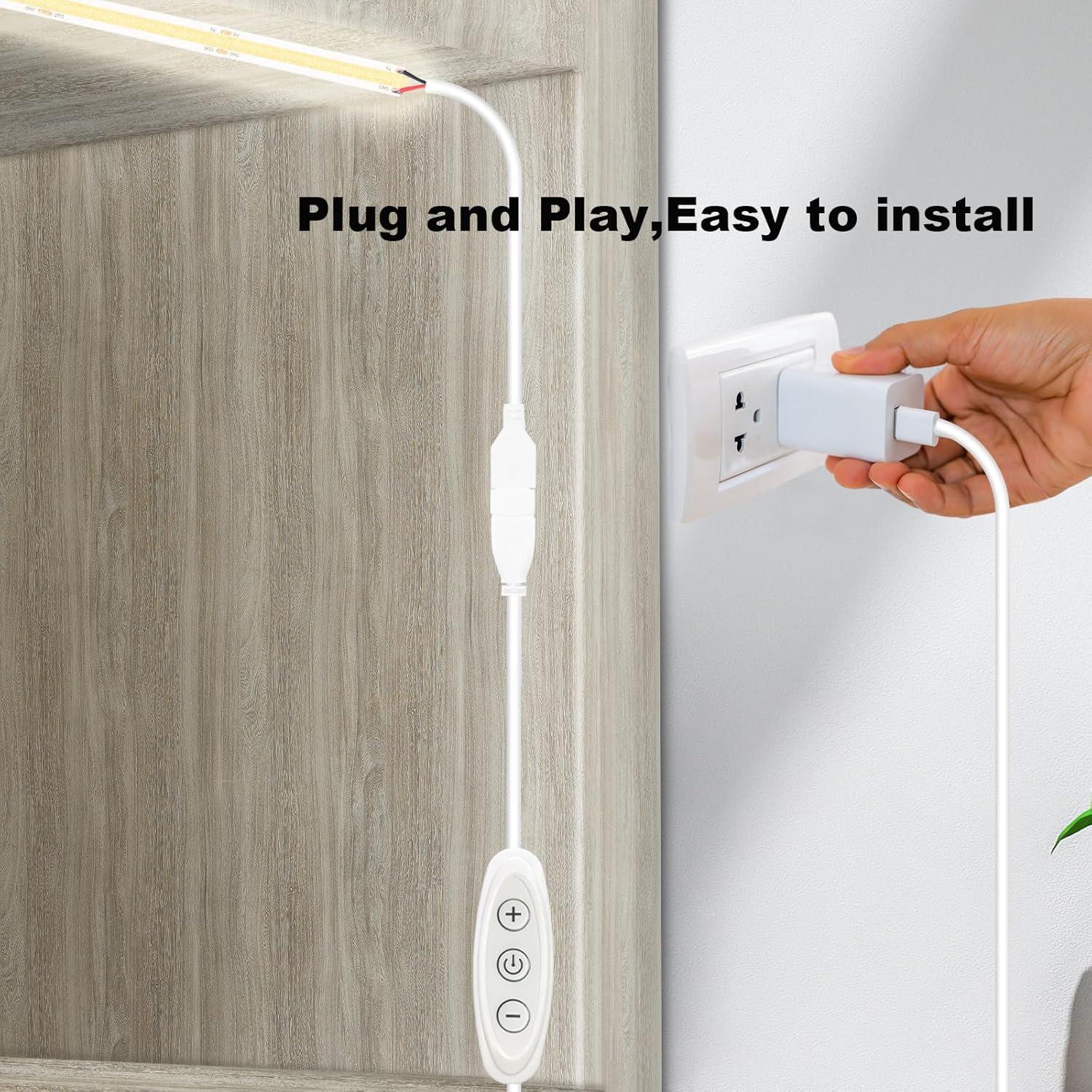 Tira de Luz LED USB GXILEE 1.83m 10W 3000K Regulable