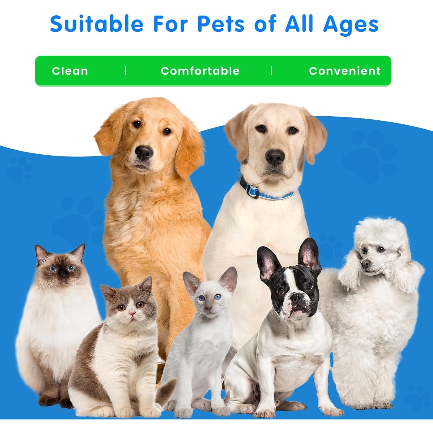 Toallitas para Ojos VOISEN 400 Pcs Biodegradables para Mascotas