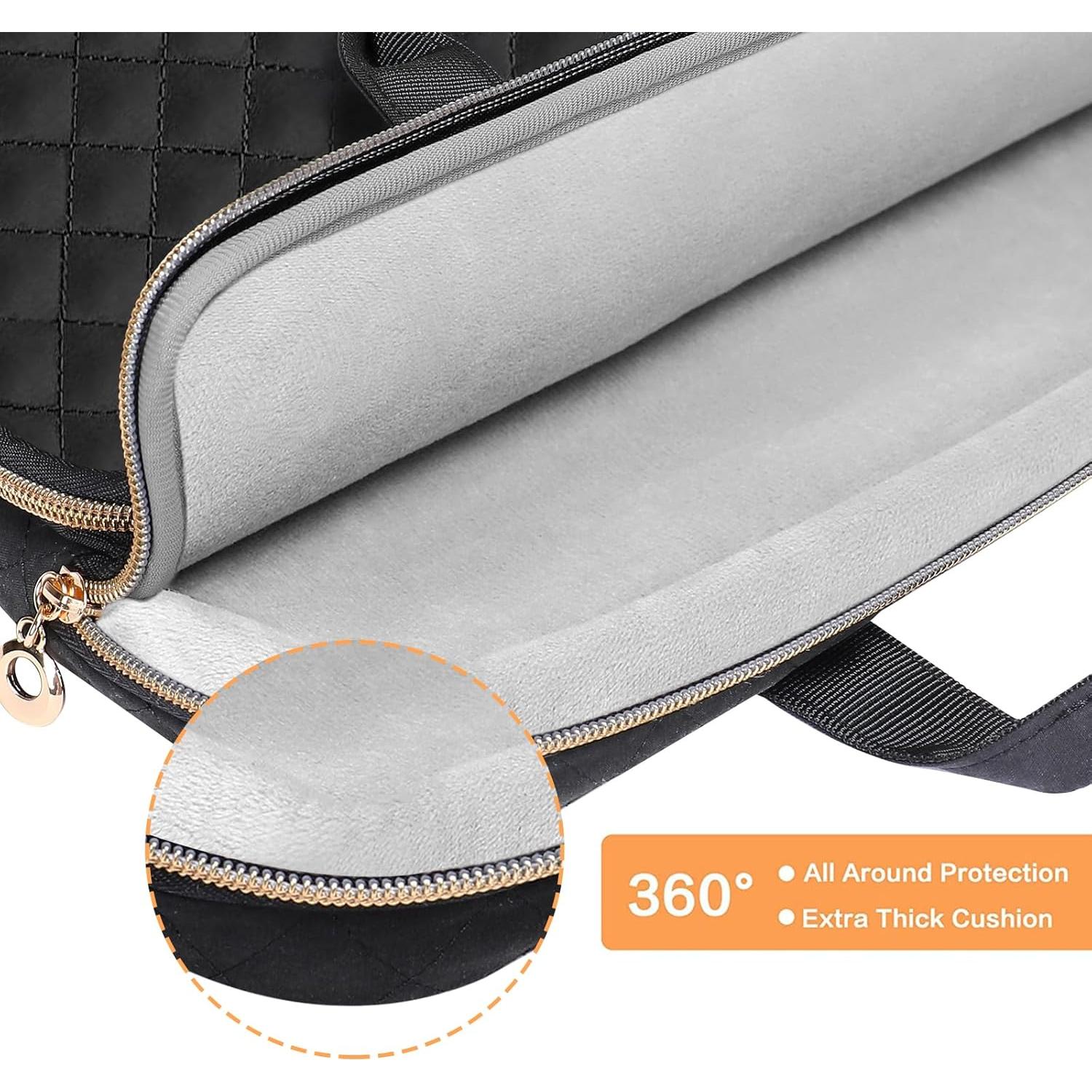 Funda Protectora para Laptop 13" MOSISO Negra Acolchada