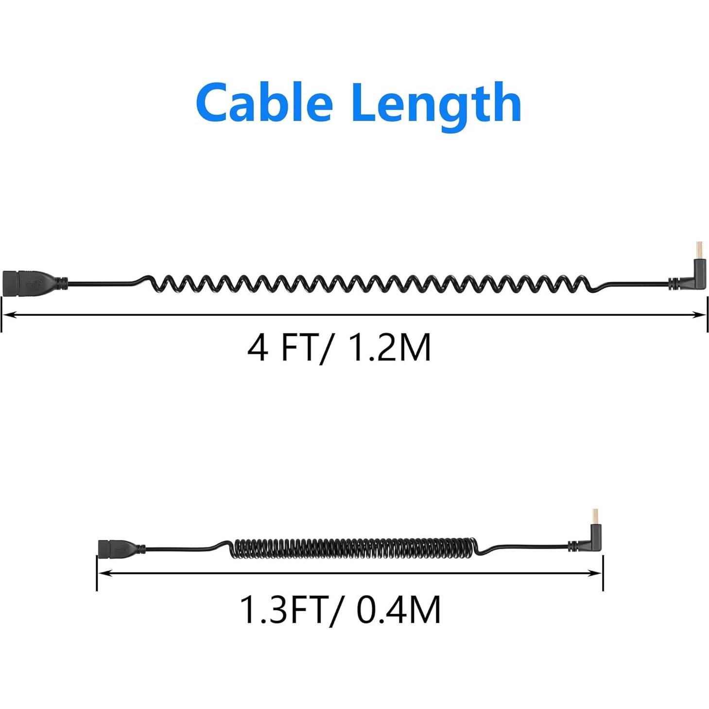 Cable de Extensión USB 3.0 CERRXIAN 1.2m Macho a Hembra