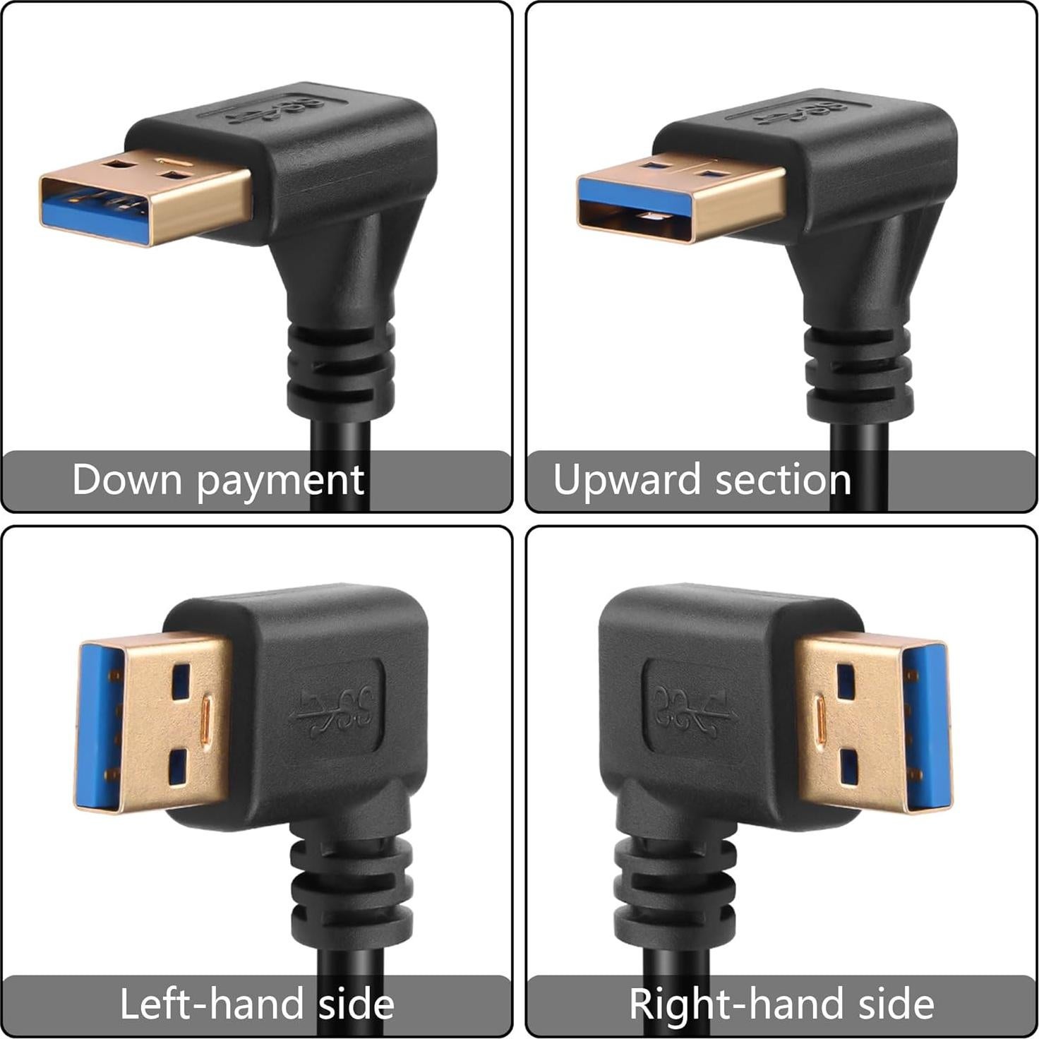 Cable de Extensión USB 3.0 CERRXIAN 1.2m Macho a Hembra