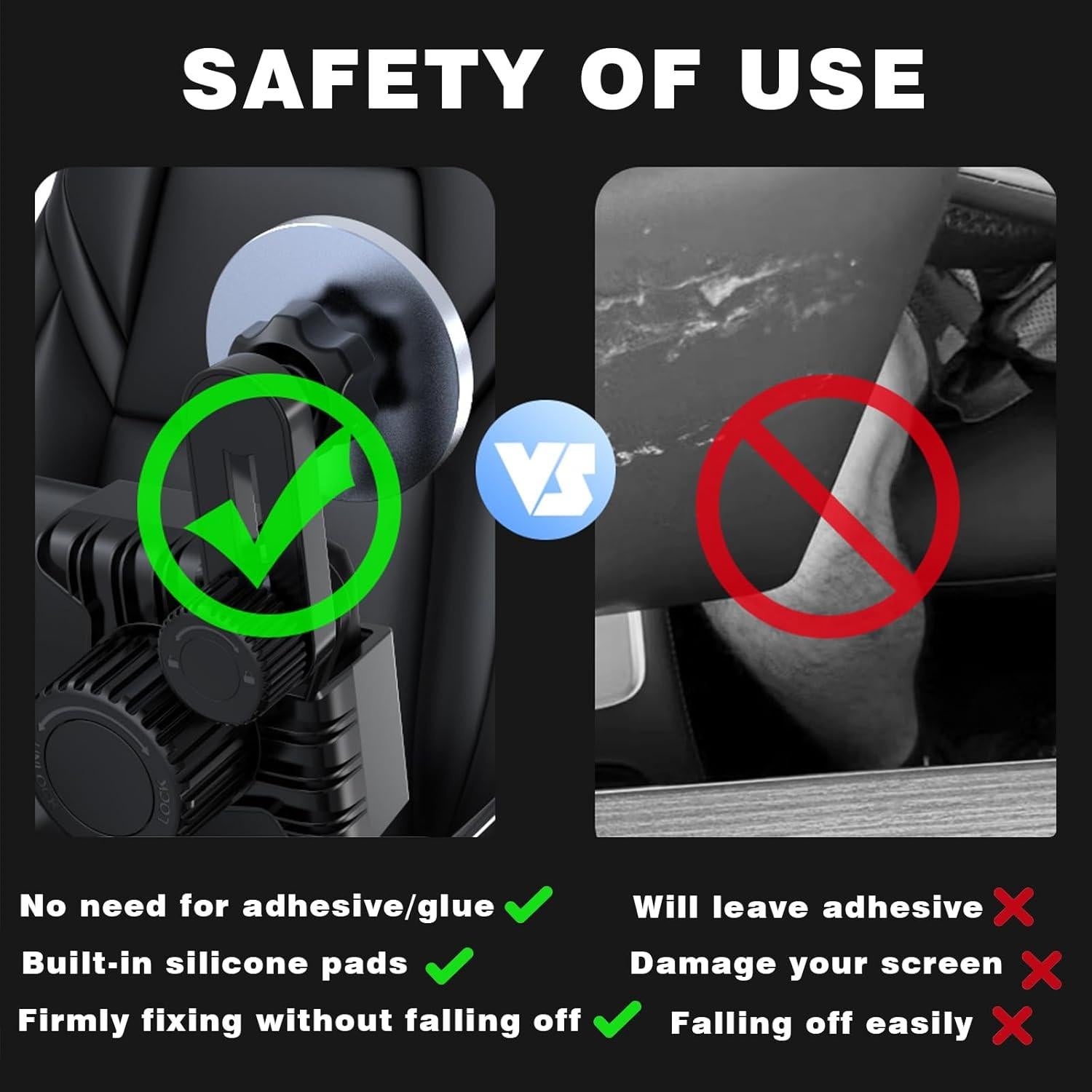 Soporte Magnético para Teléfono Tesla Model 3/Y 2024 - Fuerte