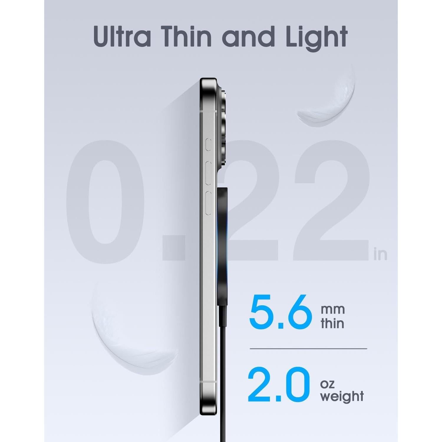 Cargador Mag-Safe Inalámbrico 15W WRVVR para iPhone 16-12