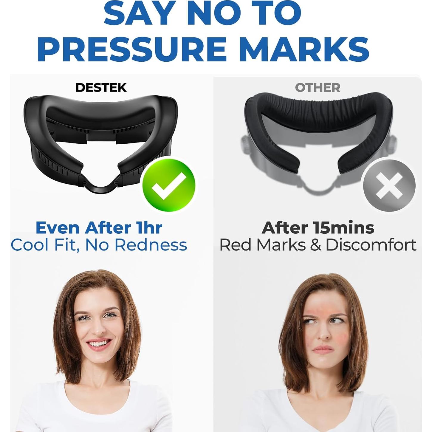Almohadilla de Enfriamiento Facial DESTEK para Meta Quest 3