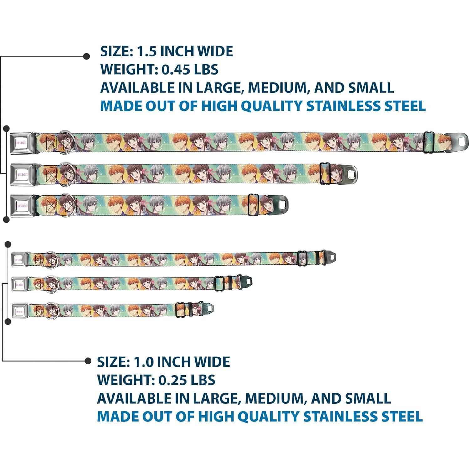 Collar para Perro Crunchyroll con Hebilla de Seguridad 24.1-33 cm