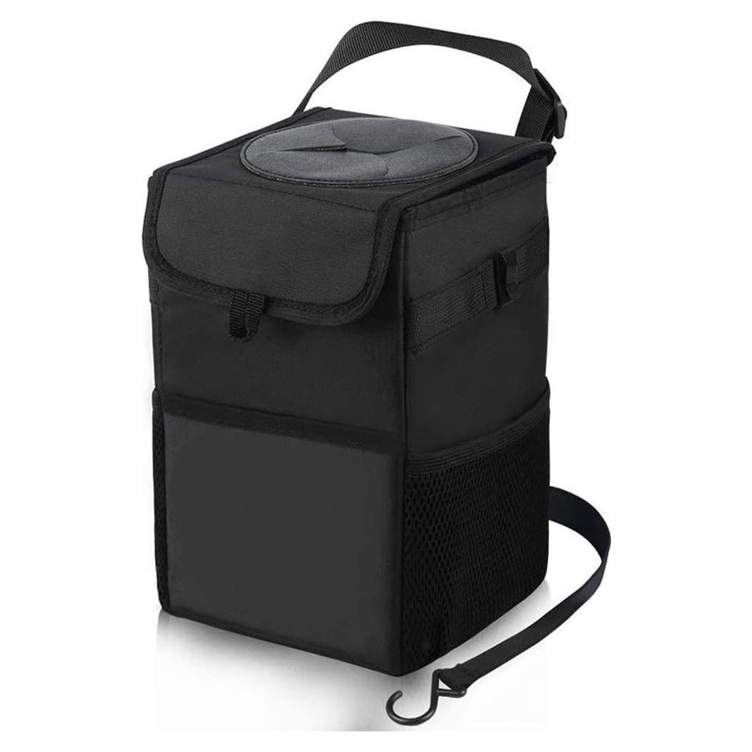 Basurero de Auto Impermeable Kartisen con Tapa y 3 Bolsillos