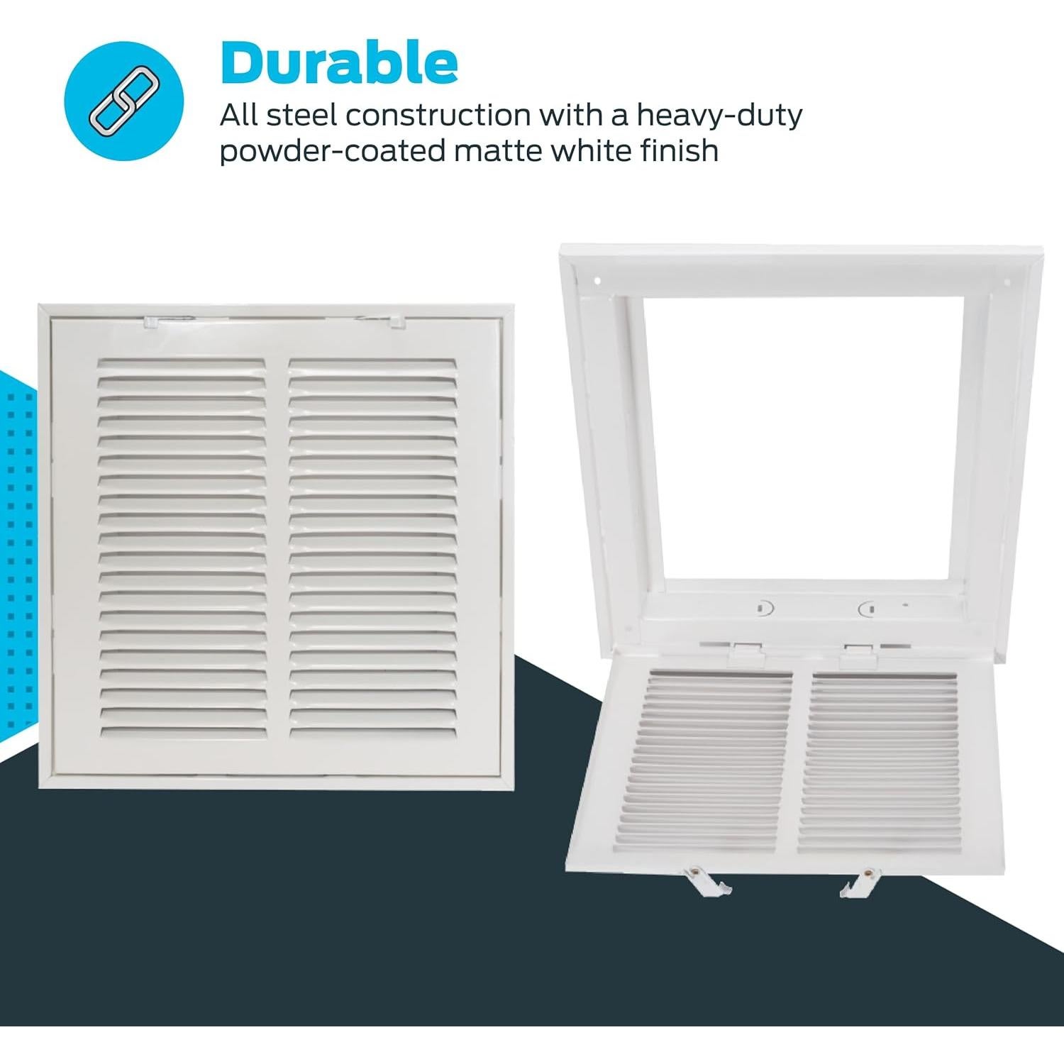 Rejilla de Ventilación de Aire de Retorno EZ-FLO 25.4 cm