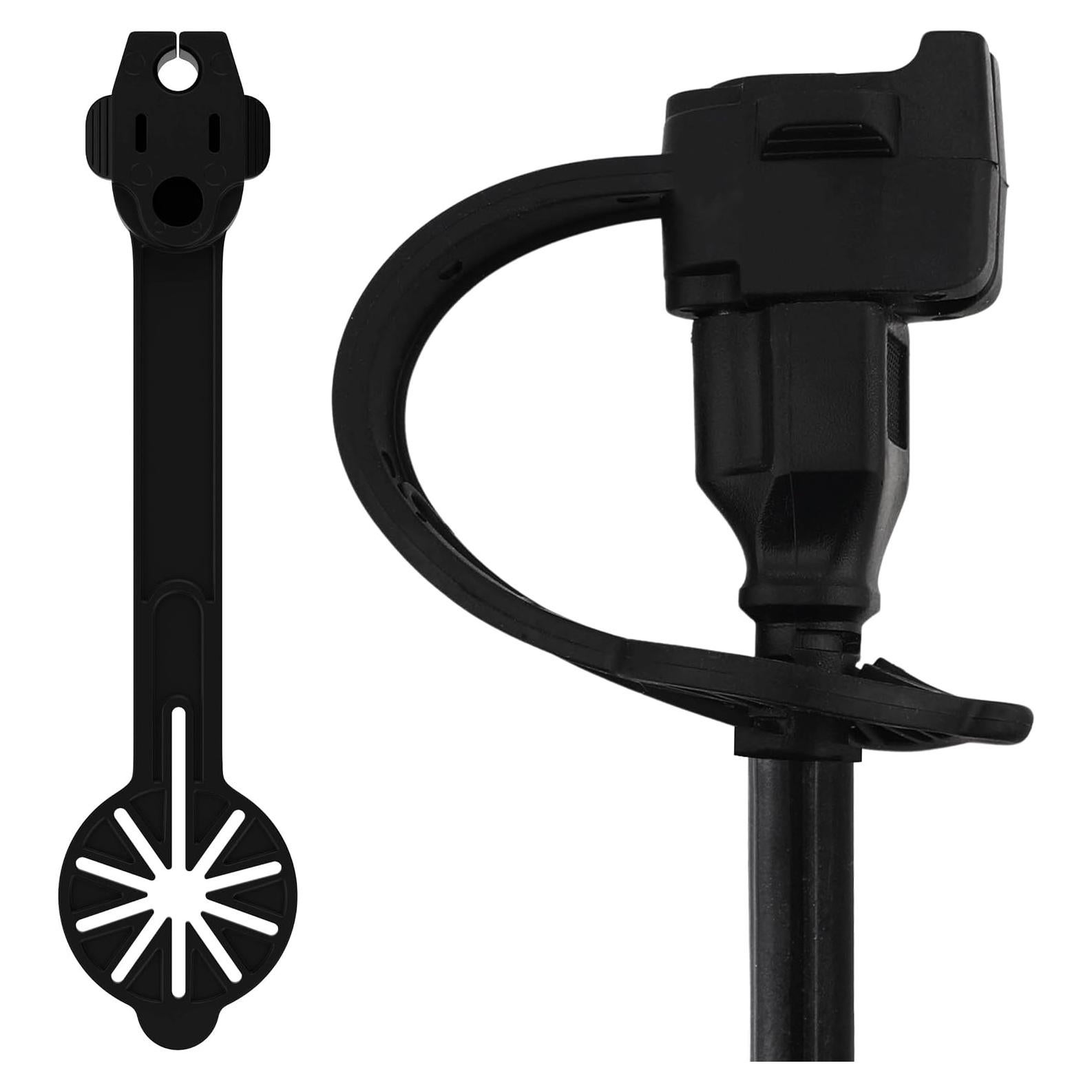 Cubierta Protectora de Enchufe Exterior Prong Shield Negro 2 Unidades