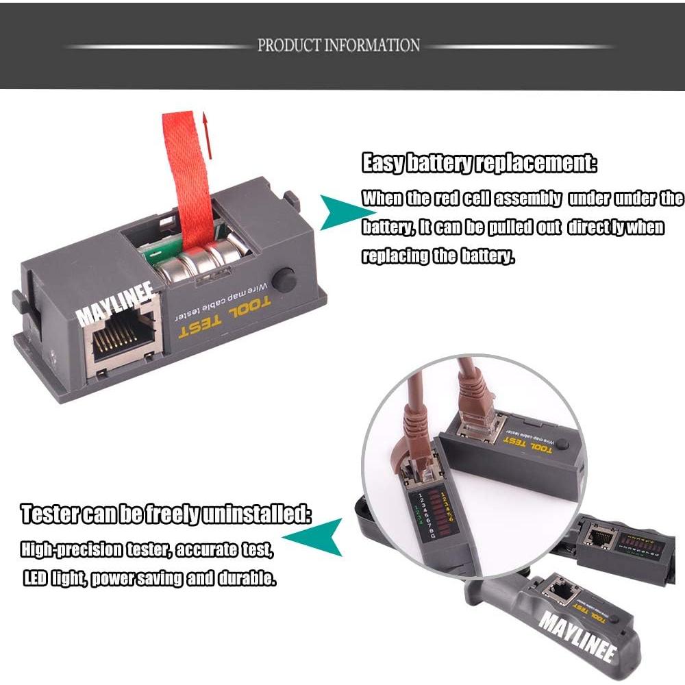 Kit de Herramientas de Crimpado RJ45 LEATBUY-TECH Completo