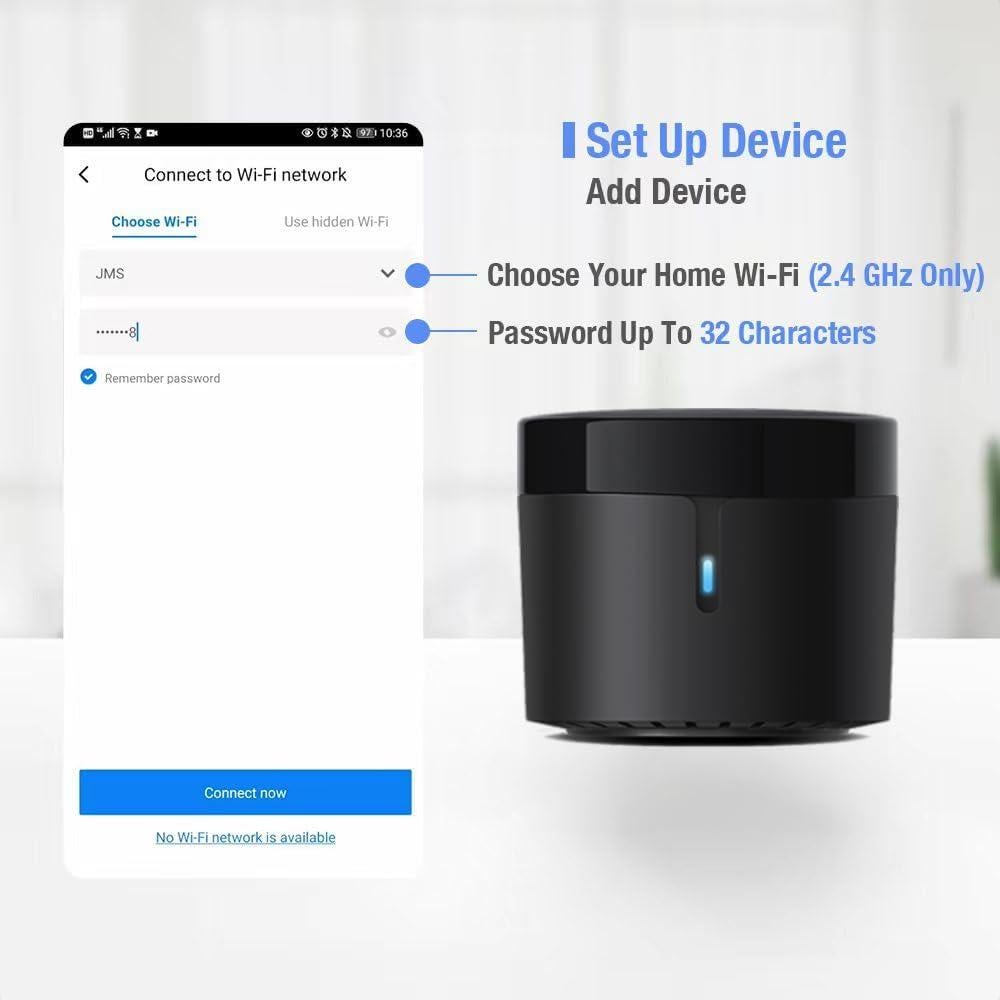 Control Remoto IR Universal BroadLink RM4 Mini S con Sensor