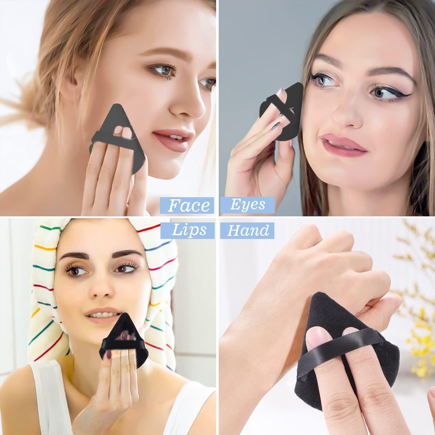 Puff de Maquillaje Pimoys 15 Piezas Triángulo Negro