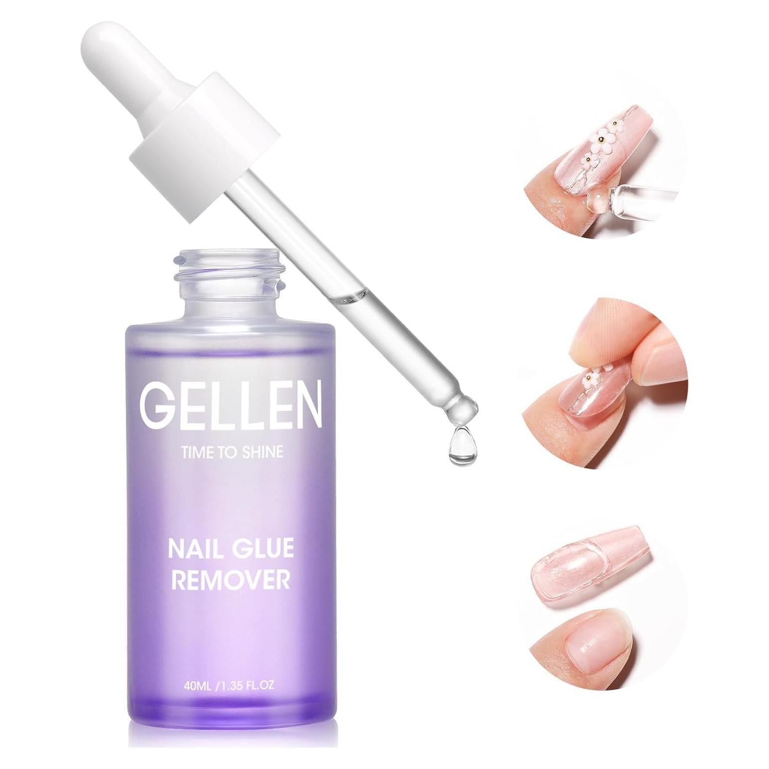 Removedor de Pegamento para Uñas Gellen 40ML Sin Acetona