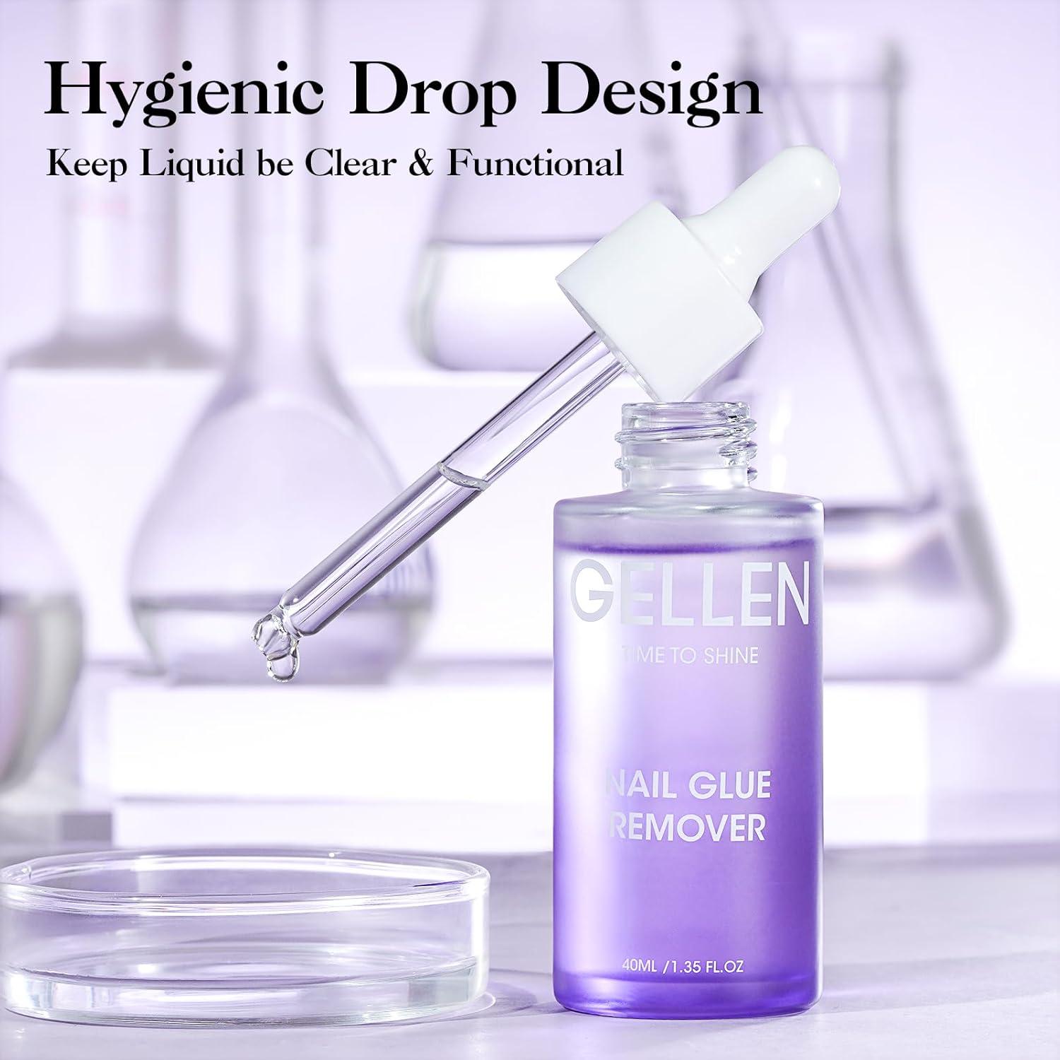 Removedor de Pegamento para Uñas Gellen 40ML Sin Acetona