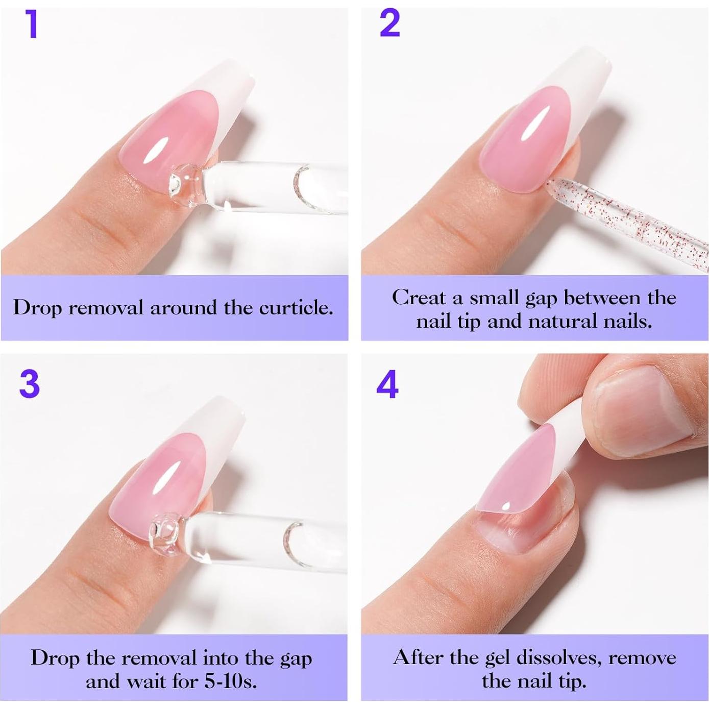 Removedor de Pegamento para Uñas Gellen 40ML Sin Acetona