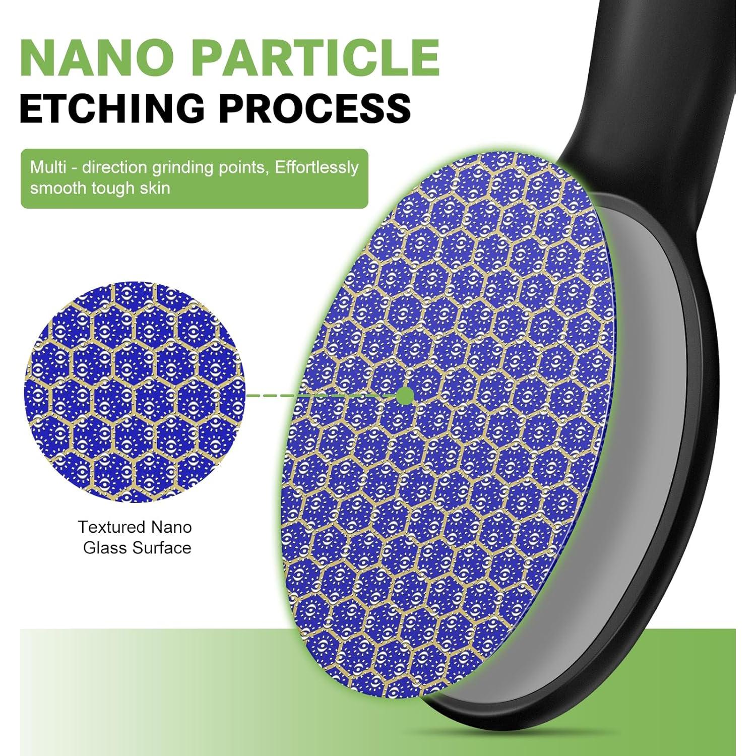 Lima de Pies de Vidrio Nano SMZHealing - Exfoliante Efectivo