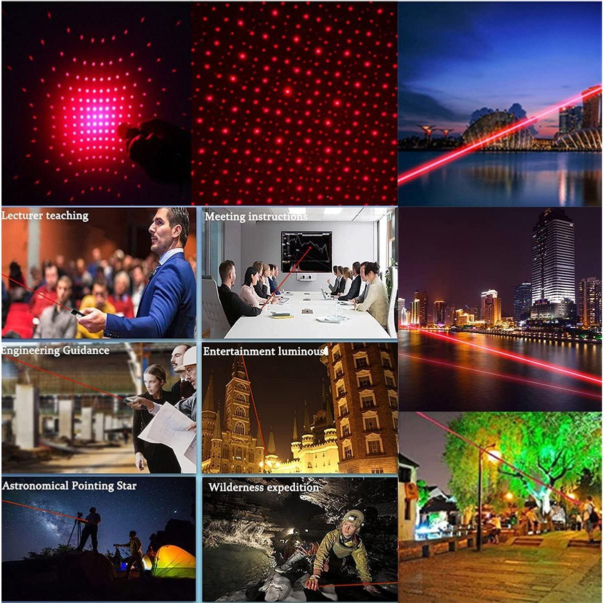 Puntero láser DOLOEDY ZK-9318 rojo recargable 2000m