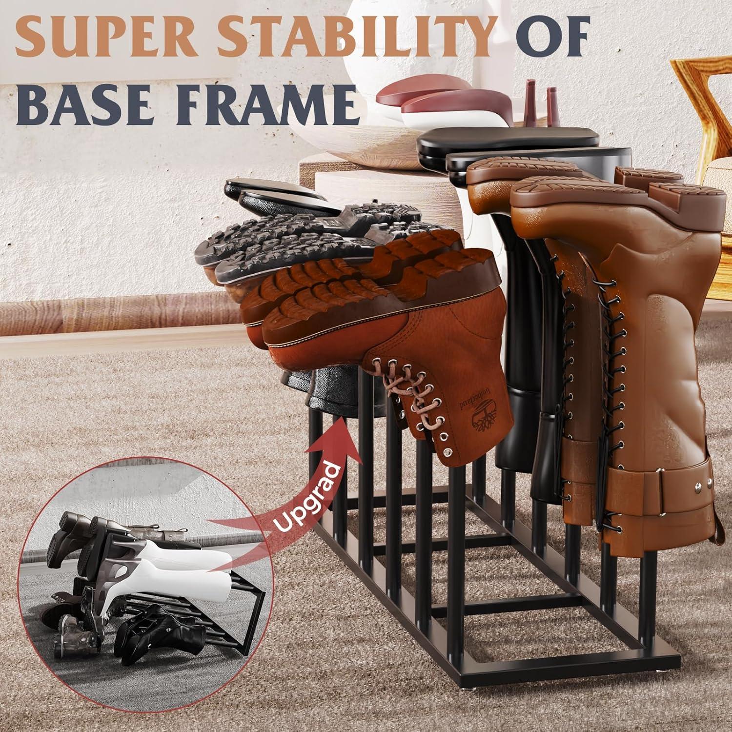 Organizador de Botas HzTinT de Acero Inoxidable para 6 Pares