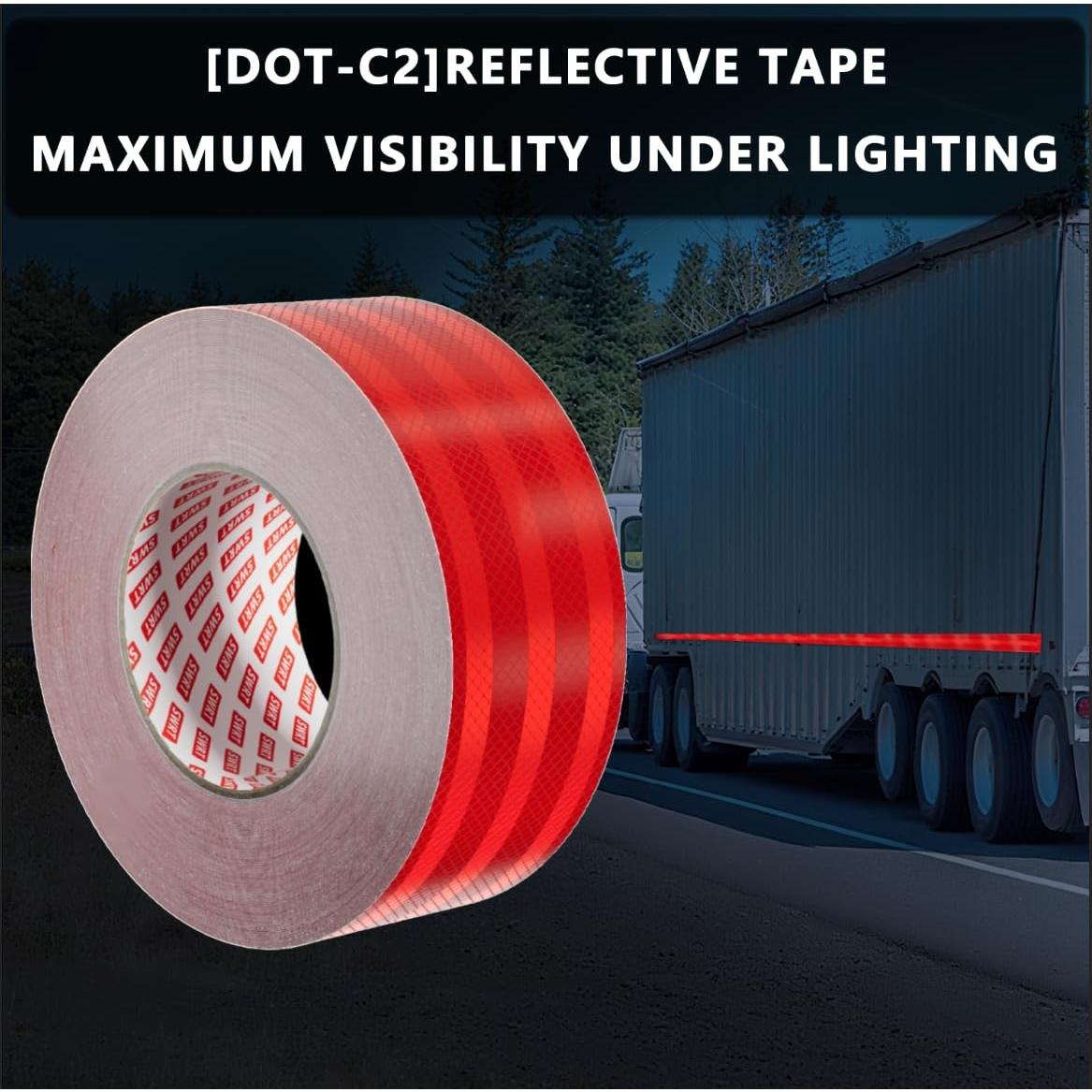 Cinta Reflectante SWRT 5.08 cm x 9.14 m Impermeable DOT-C2