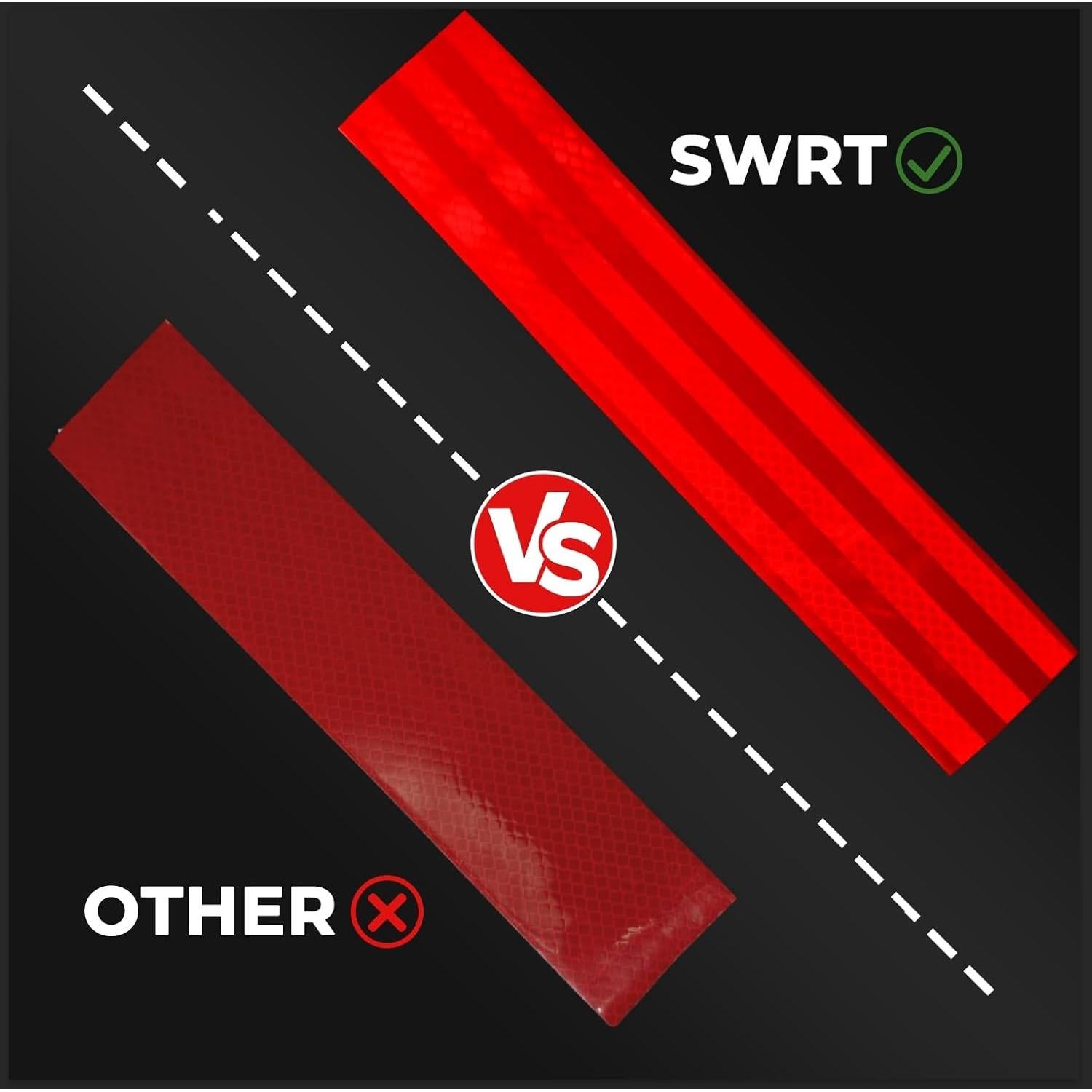 Cinta Reflectante SWRT 5.08 cm x 9.14 m Impermeable DOT-C2