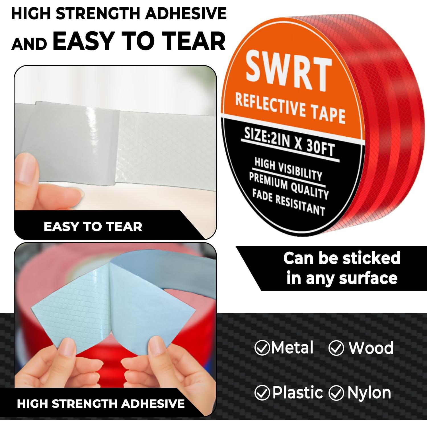 Cinta Reflectante SWRT 5.08 cm x 9.14 m Impermeable DOT-C2