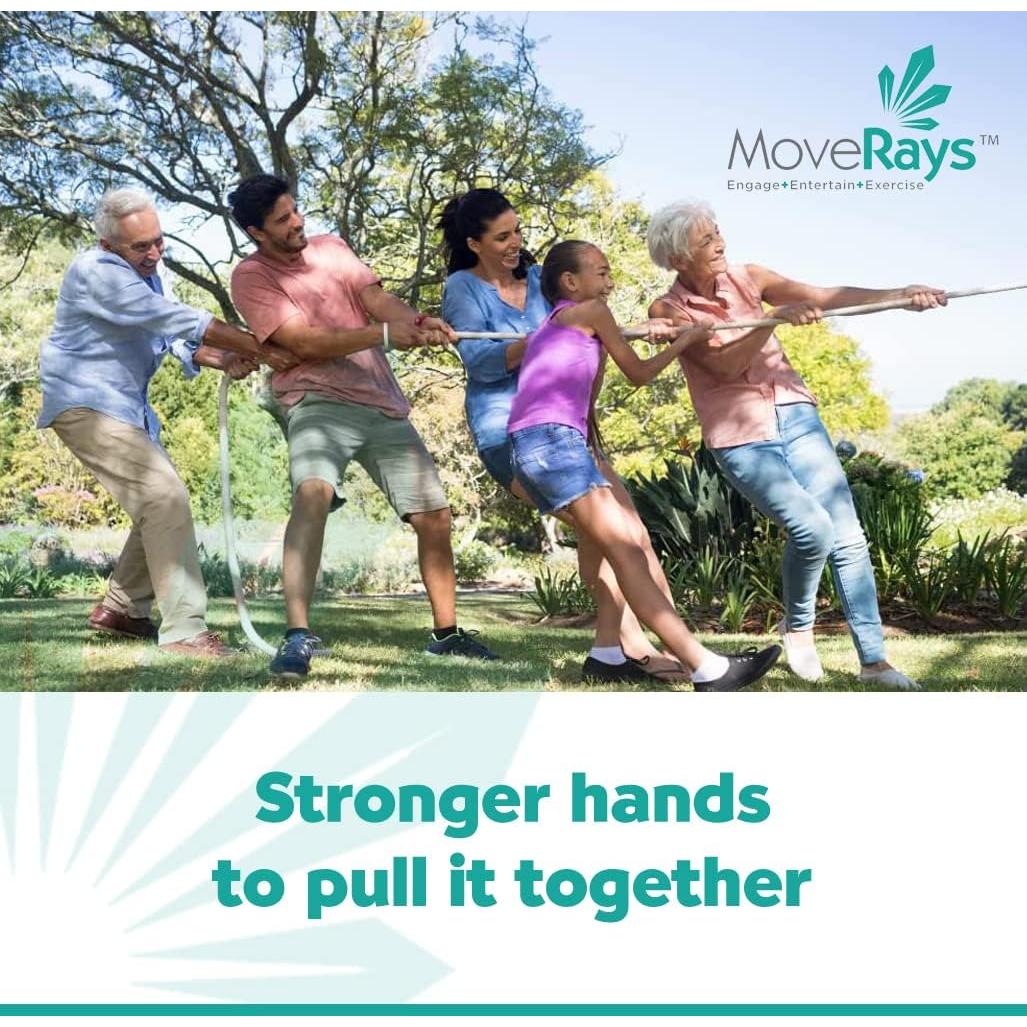 Fortalecedor de Agarre MoveRays - Silicona Verde, 30-50 lb