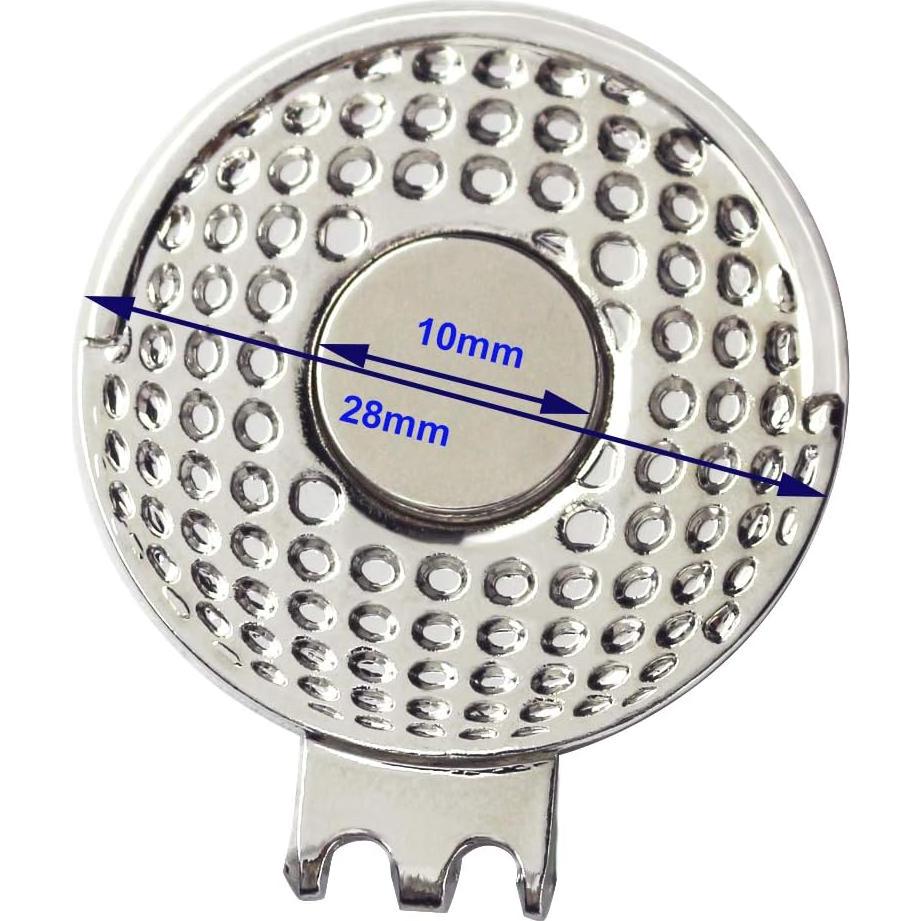 Clip de Sombrero con Marcadores de Golf Myartte 4 PCS