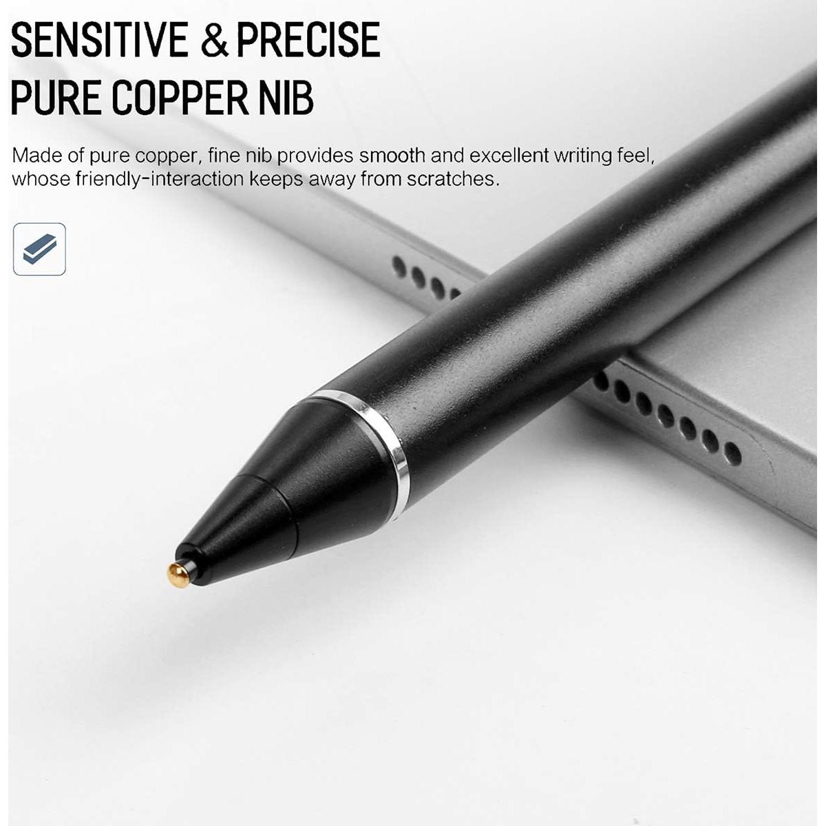 Lápiz Stylus AICase 1.45mm para Pantallas Táctiles - Negro