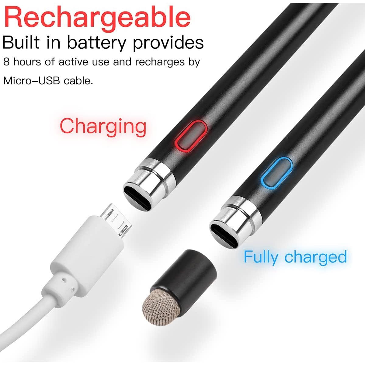 Lápiz Stylus AICase 1.45mm para Pantallas Táctiles - Negro