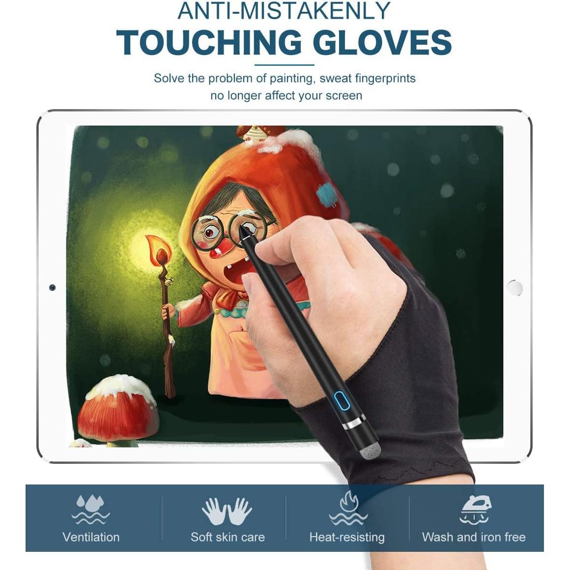 Lápiz Stylus AICase 1.45mm para Pantallas Táctiles - Negro