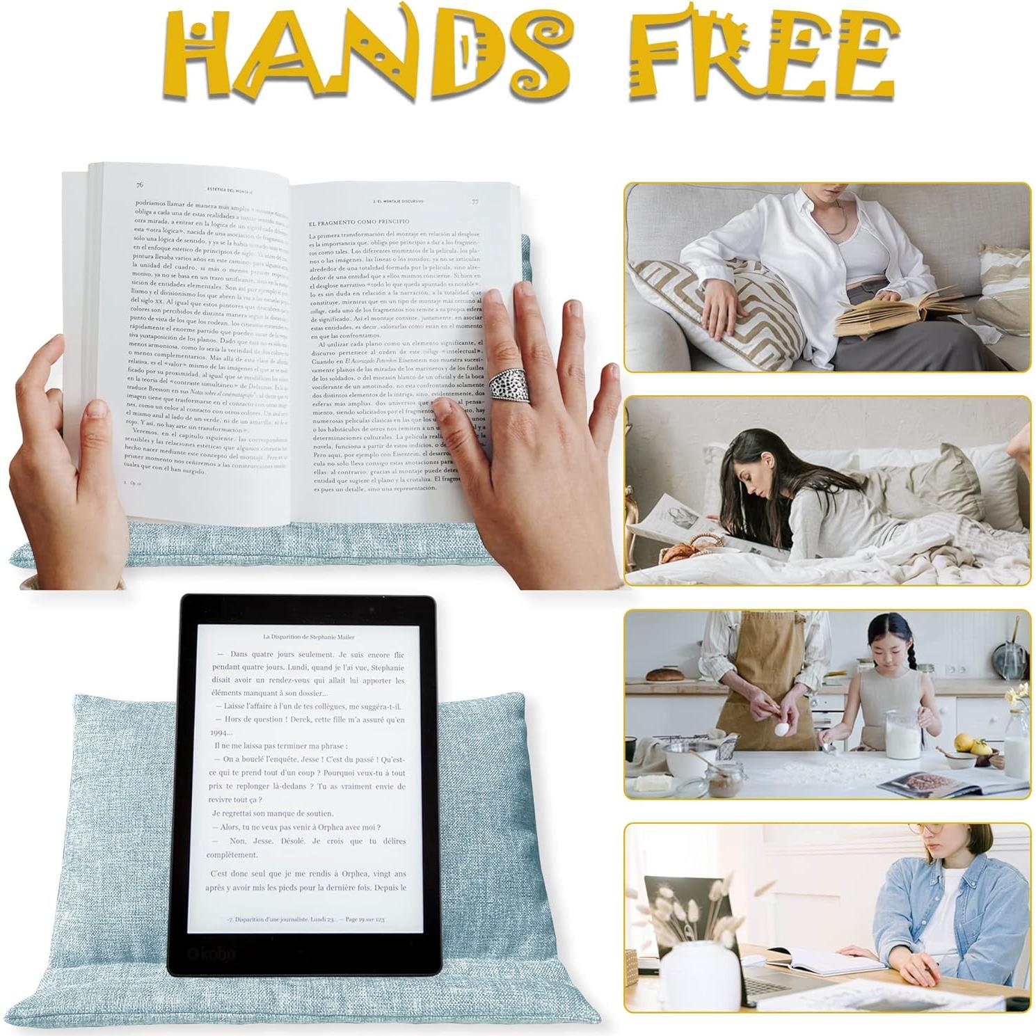 Soporte de Almohada para Tabletas WARMTONE Azul Polvoriento