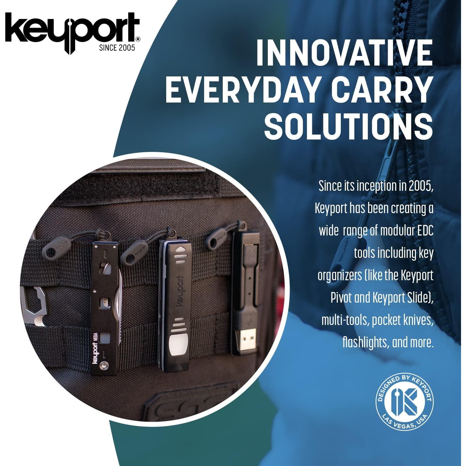 Tiradores de Cierre Keyport ParaPull 5-Pack Nylon Negro