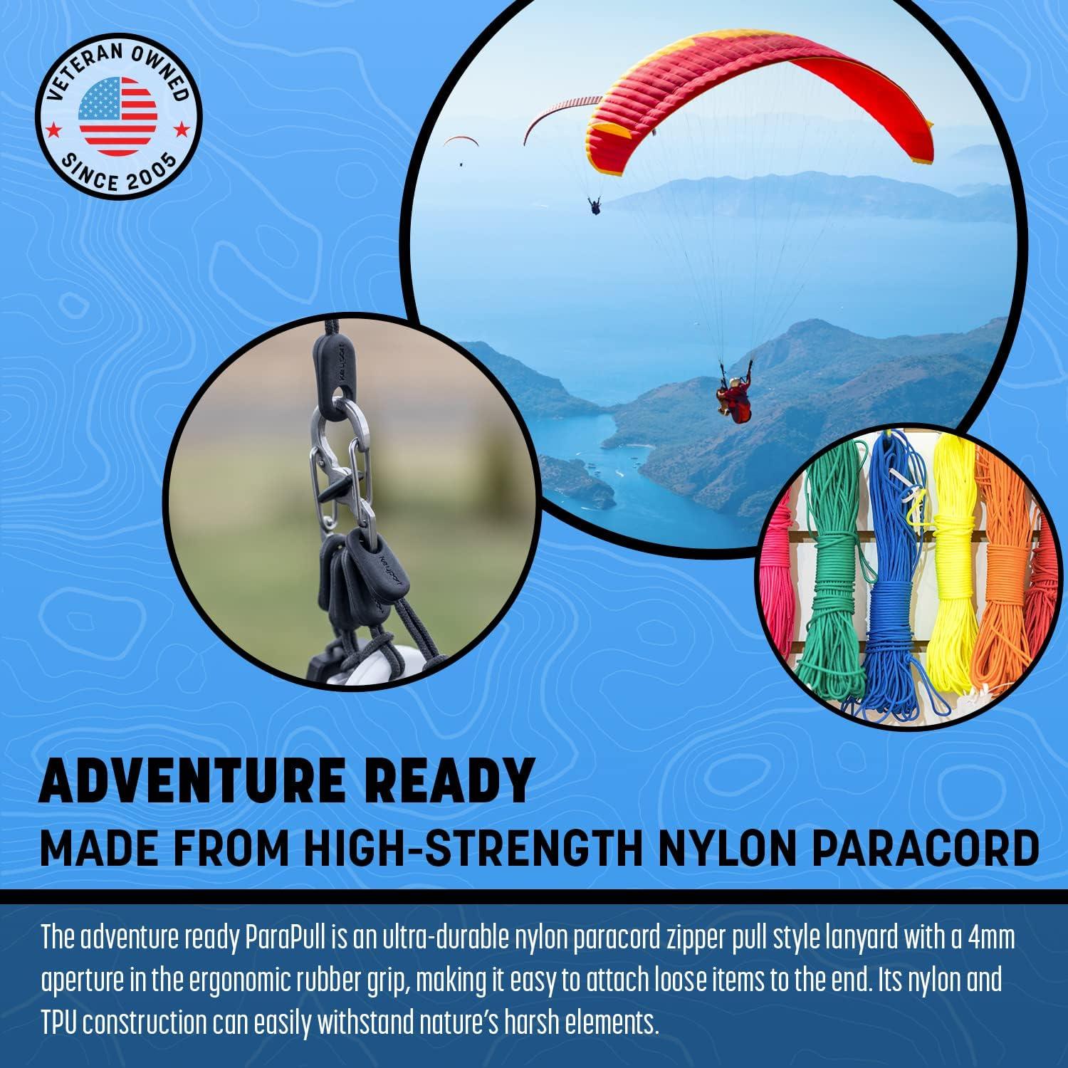 Tiradores de Cierre Keyport ParaPull 5-Pack Nylon Negro