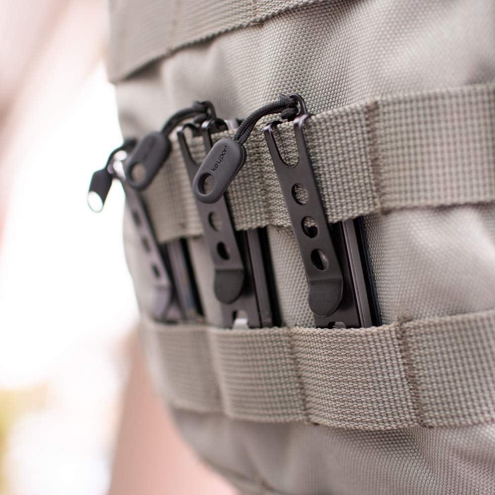 Tiradores de Cierre Keyport ParaPull 5-Pack Nylon Negro