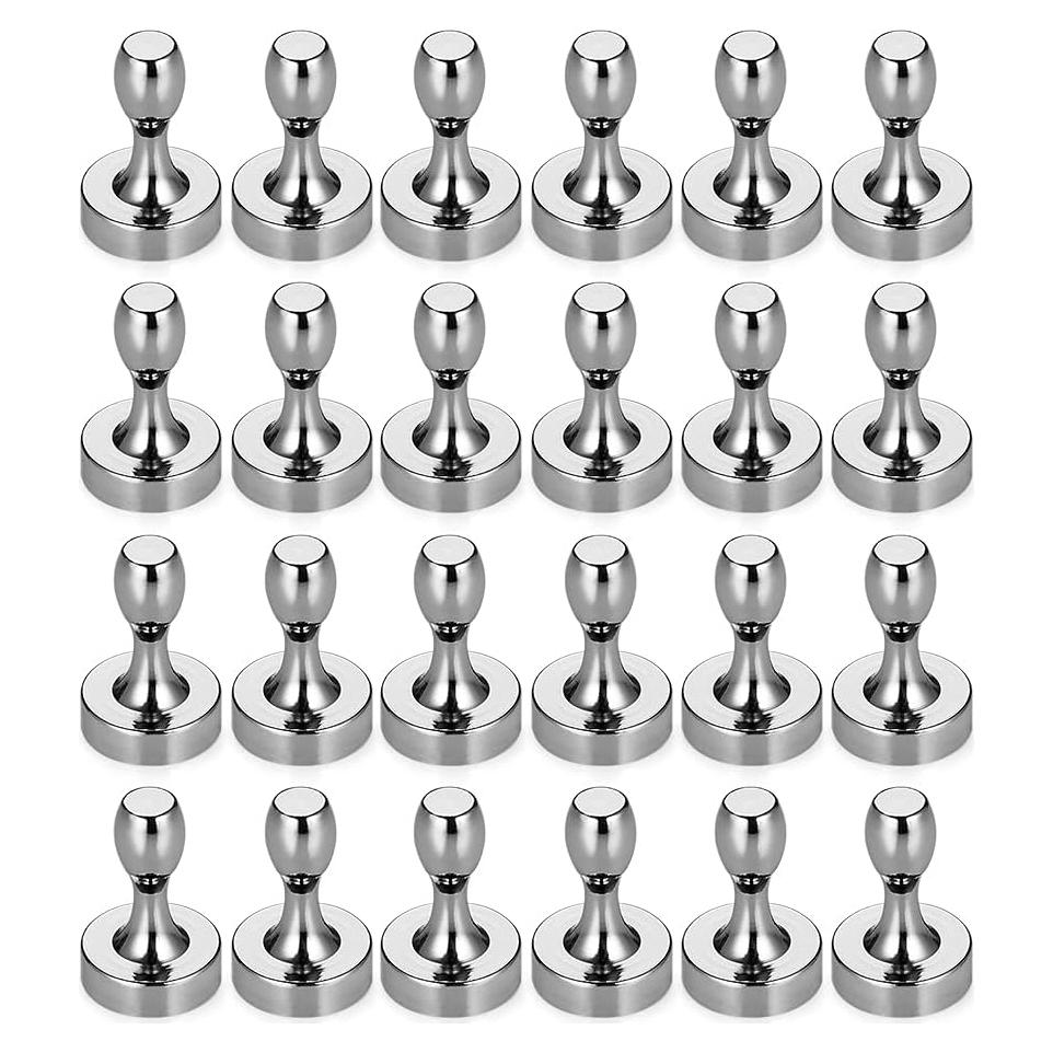 Imanes de Nevera BTLIN Mini Fuertes 24 Pack 10x15mm Metal